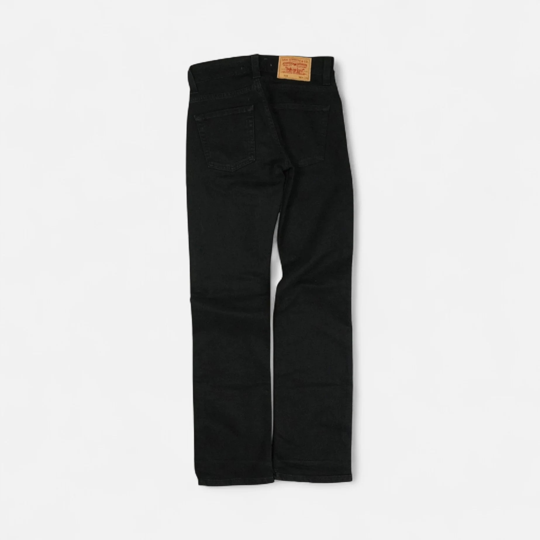 Levi's 501s Black Trousers (28 X 34)