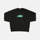Stüssy Black Green Car Design Sweatshirt