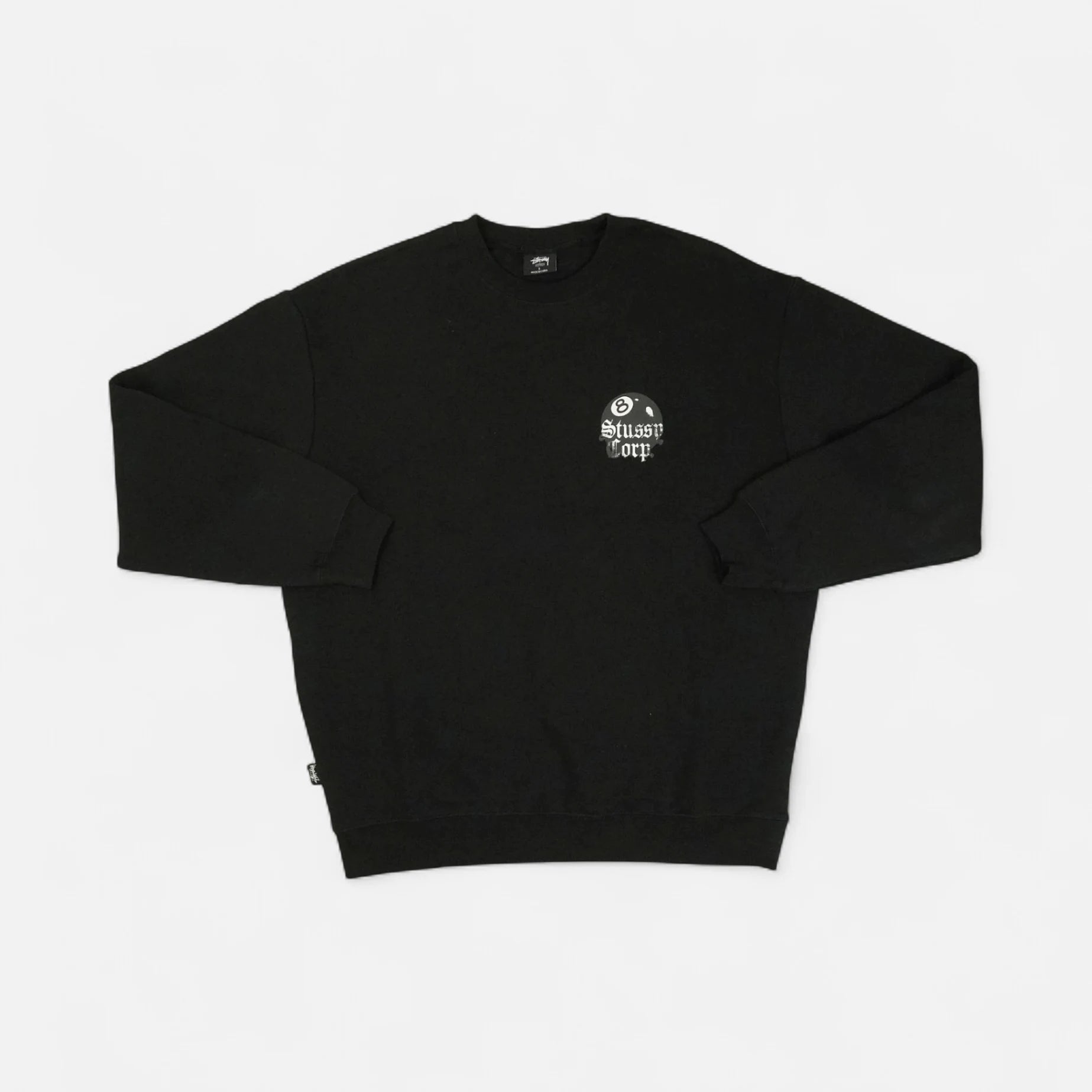 Stüssy Black Stussy 8 Ball Sweatshirt