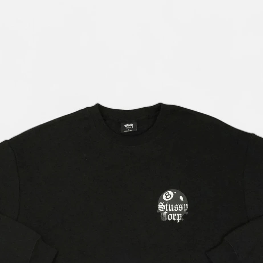 Stüssy Black Stussy 8 Ball Sweatshirt