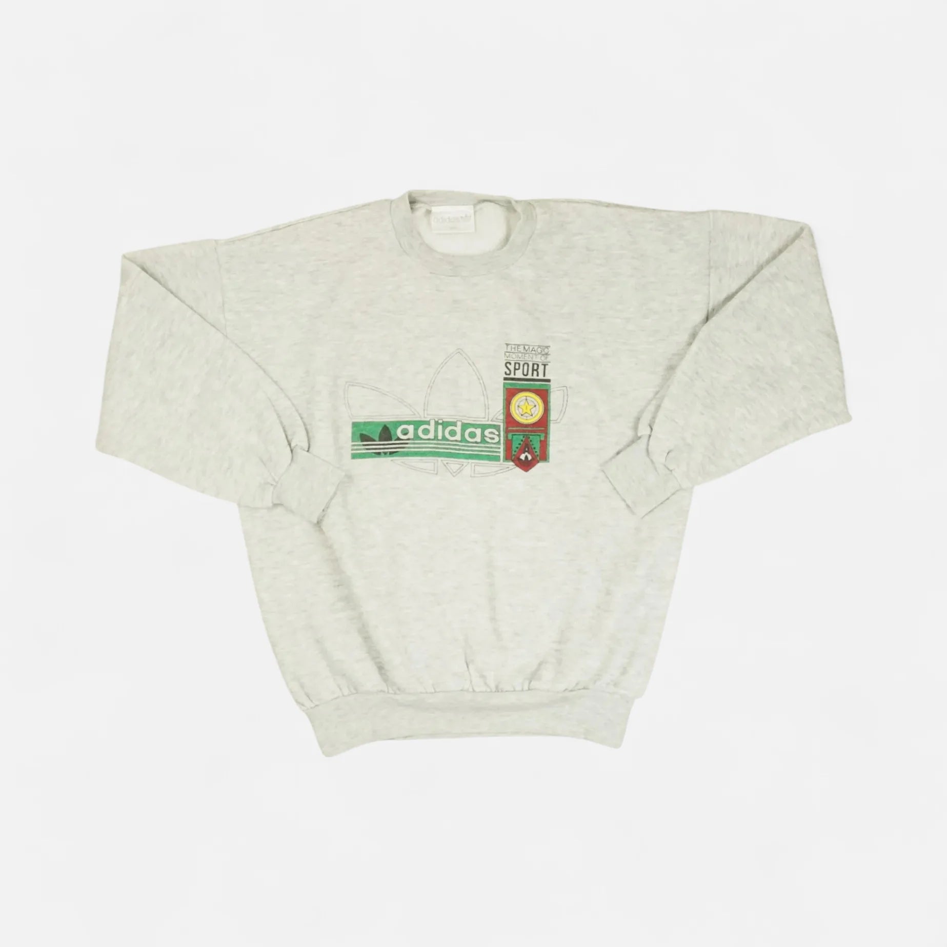Vintage Adidas Gray Sweatshirt (M)