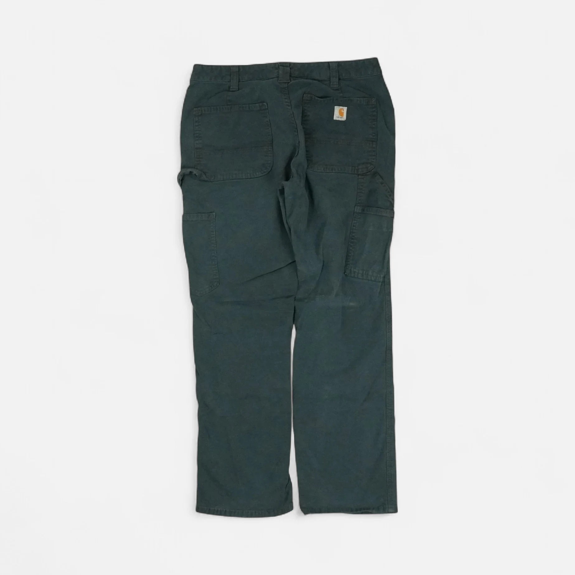 Vintage Teal Carhartt Cargo Trousers (28 X 28)