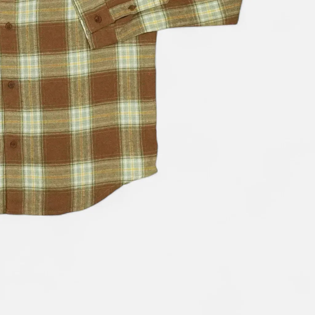 Stussy Brown Checkered shirt