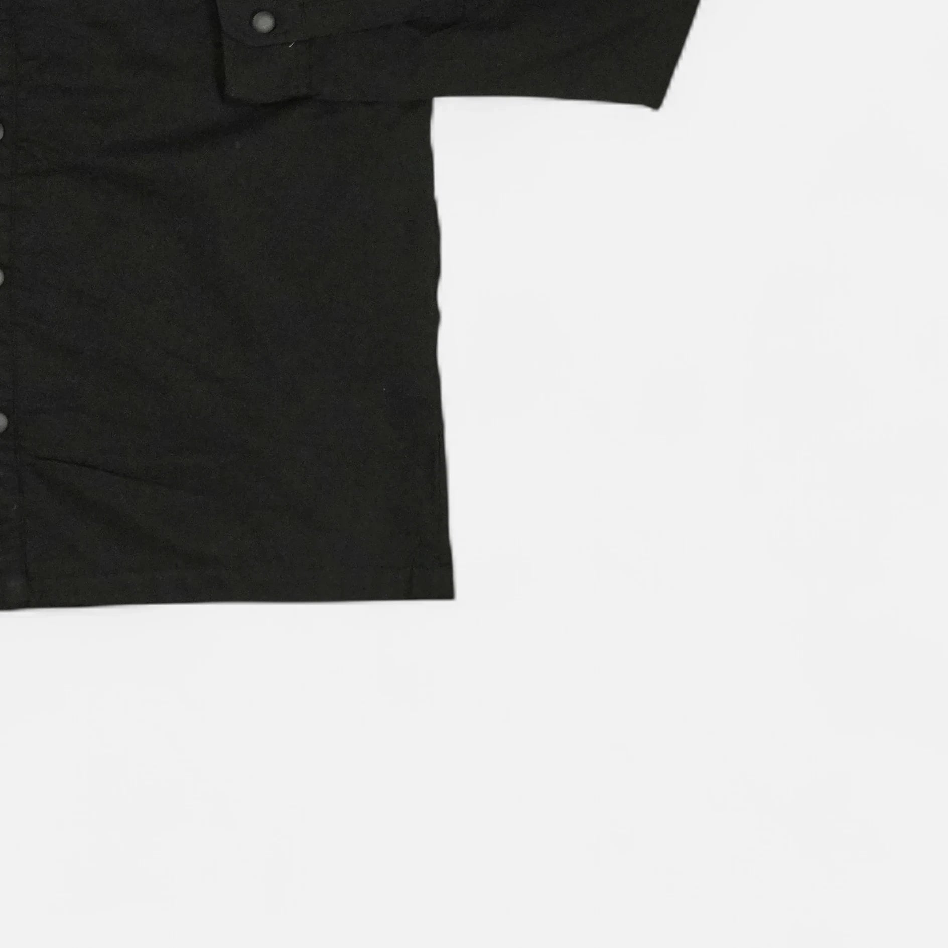 Stussy Black Fleece Lined Shirt