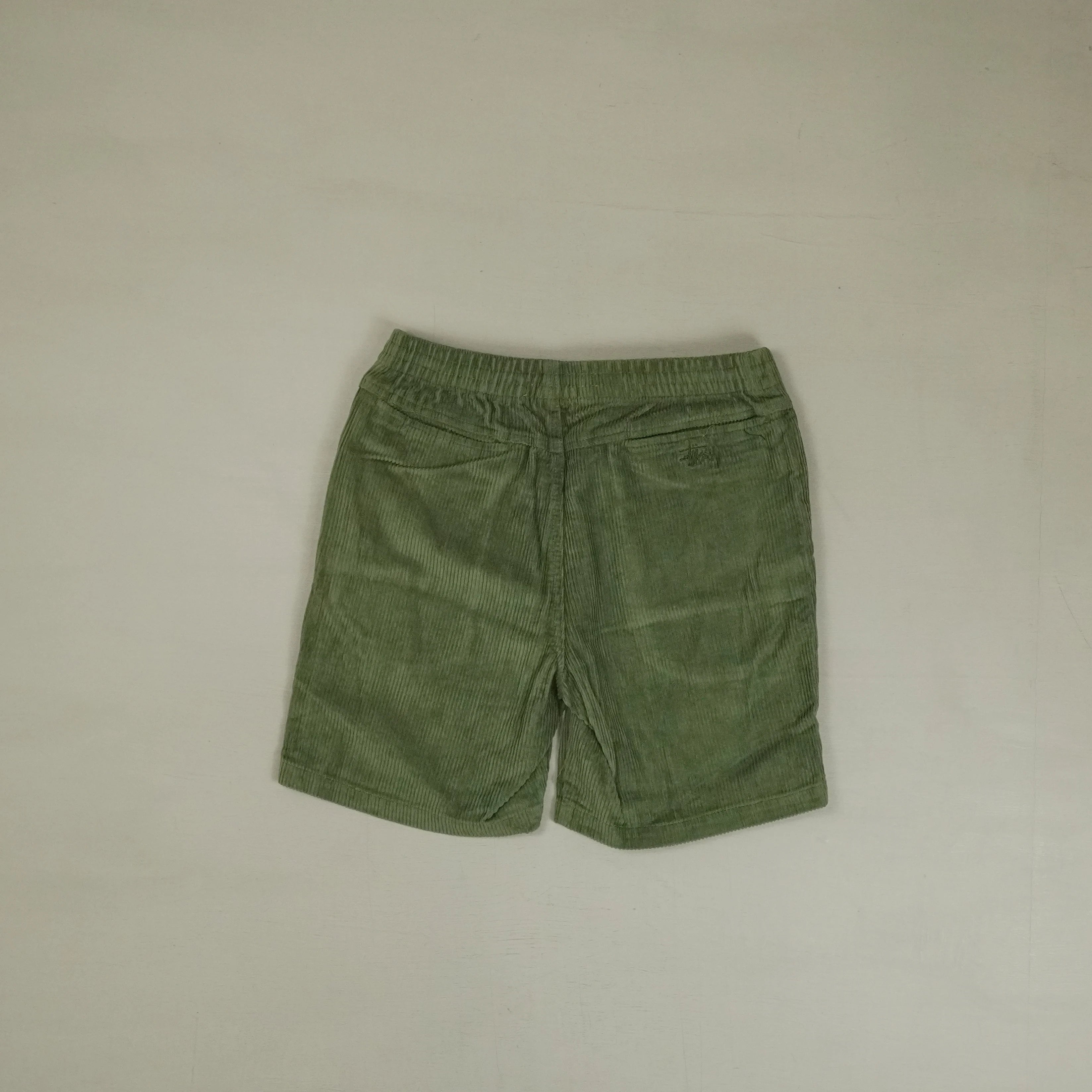 Stussy Green Front Logo Shorts