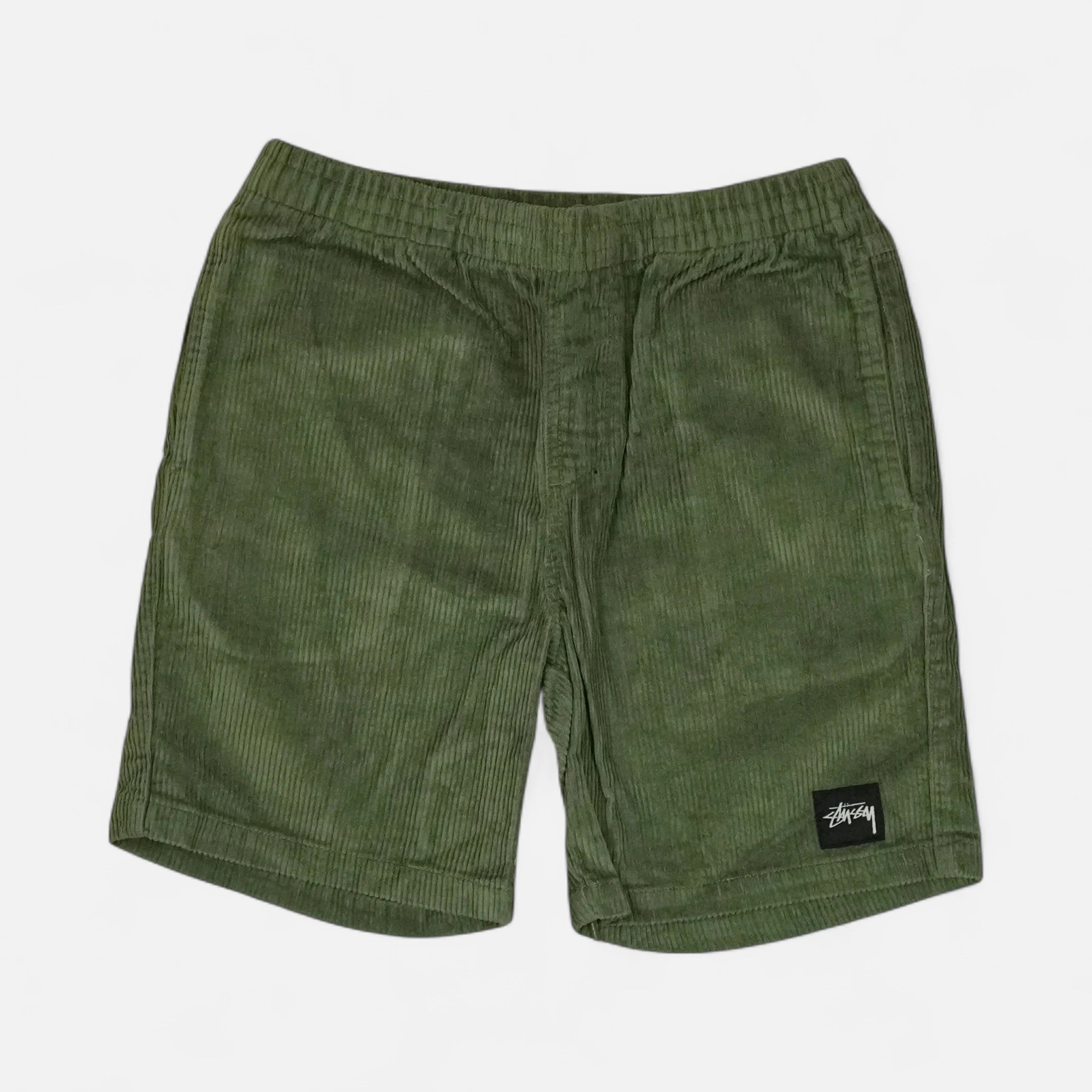 Stussy Green Front Logo Shorts