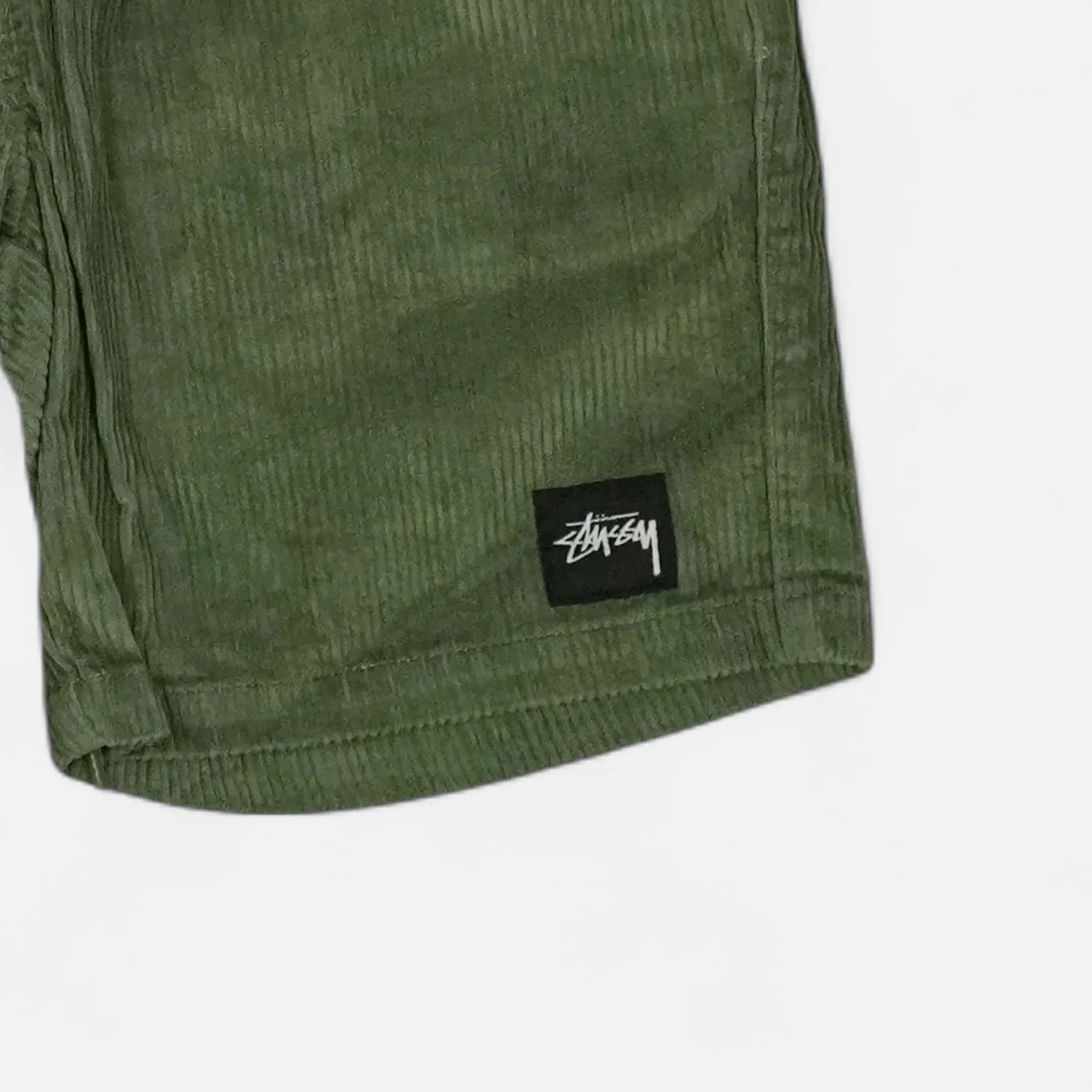 Stussy Green Front Logo Shorts