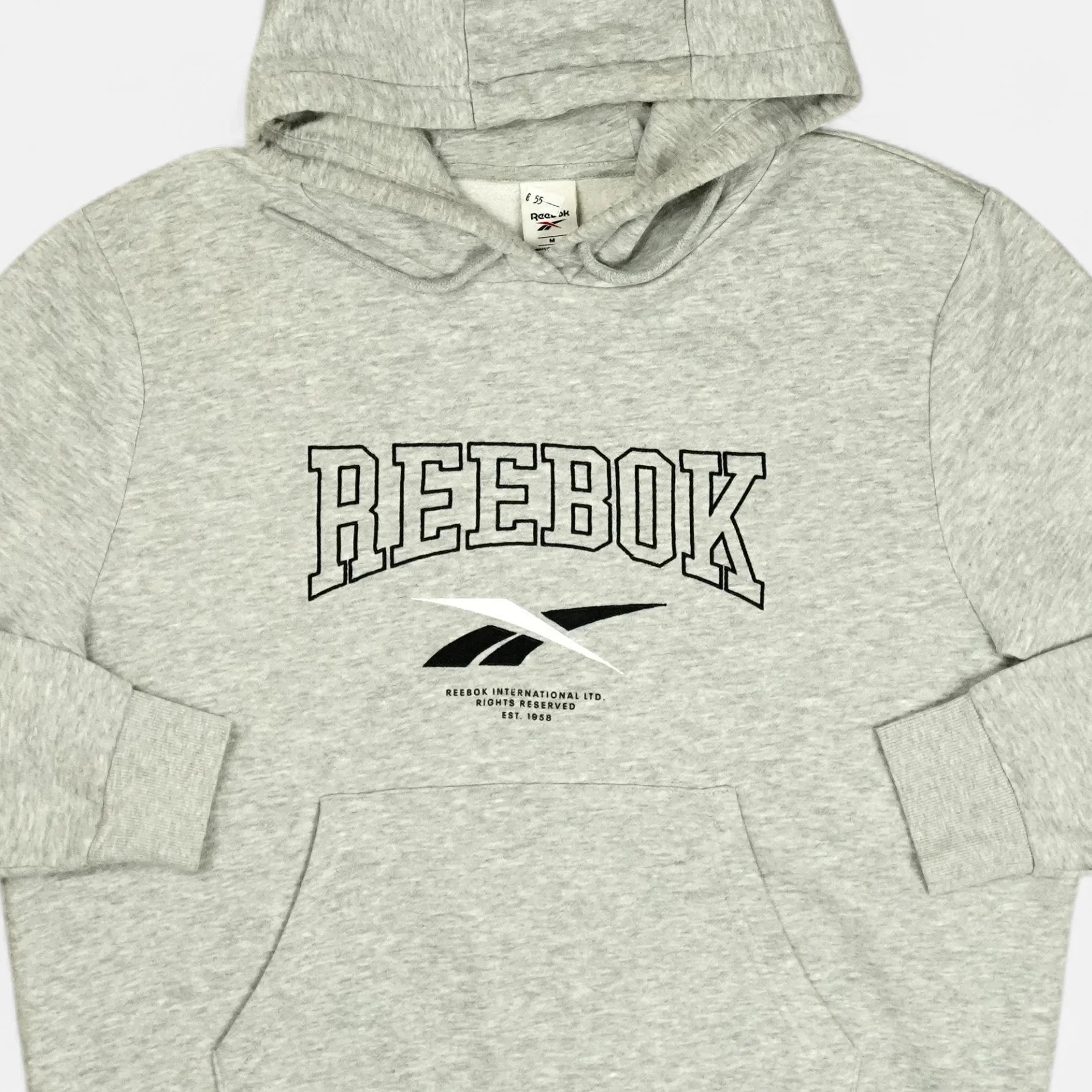 Vintage Reebok Gray Hoodie (M)