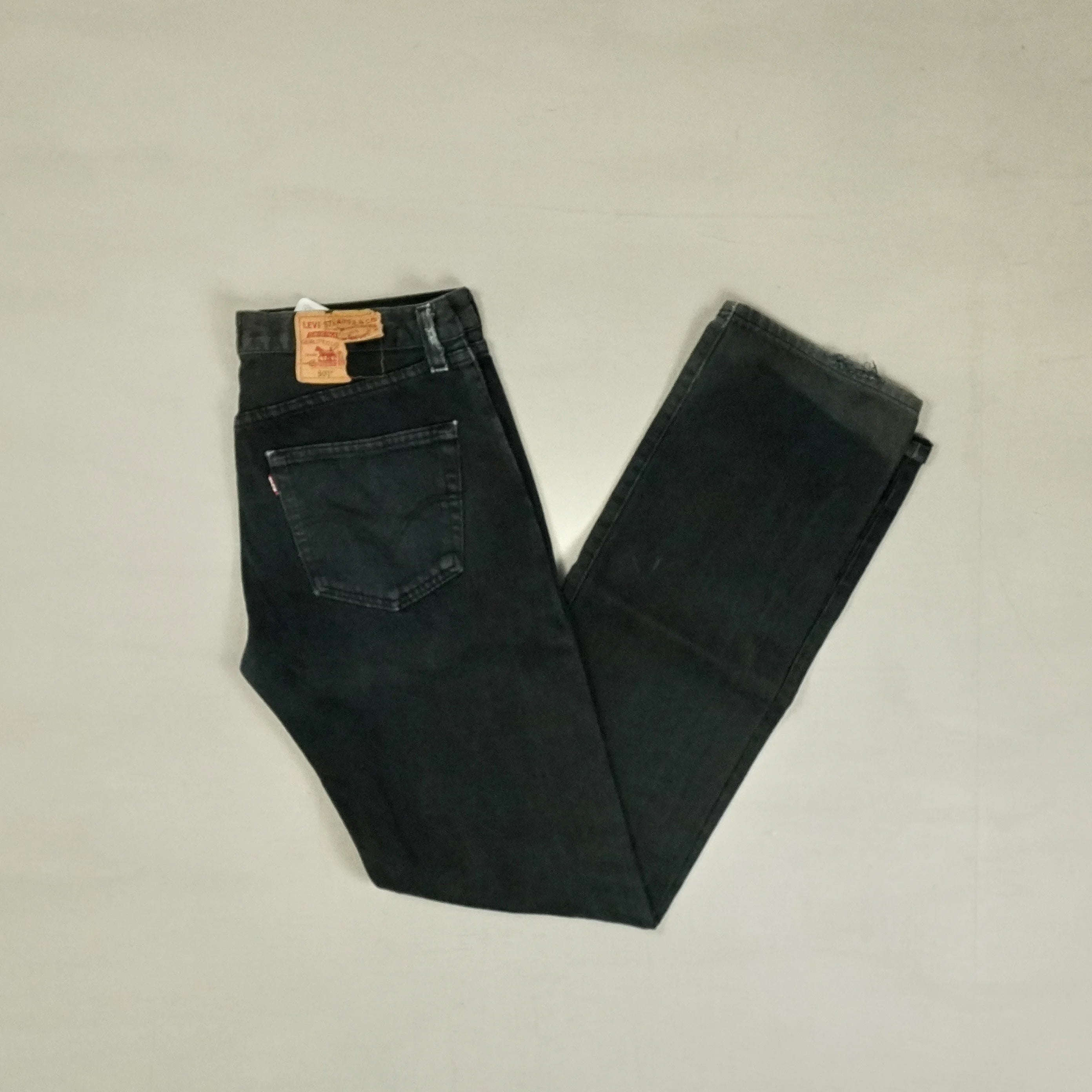Levi's 501s Black Trousers (32 X 34)