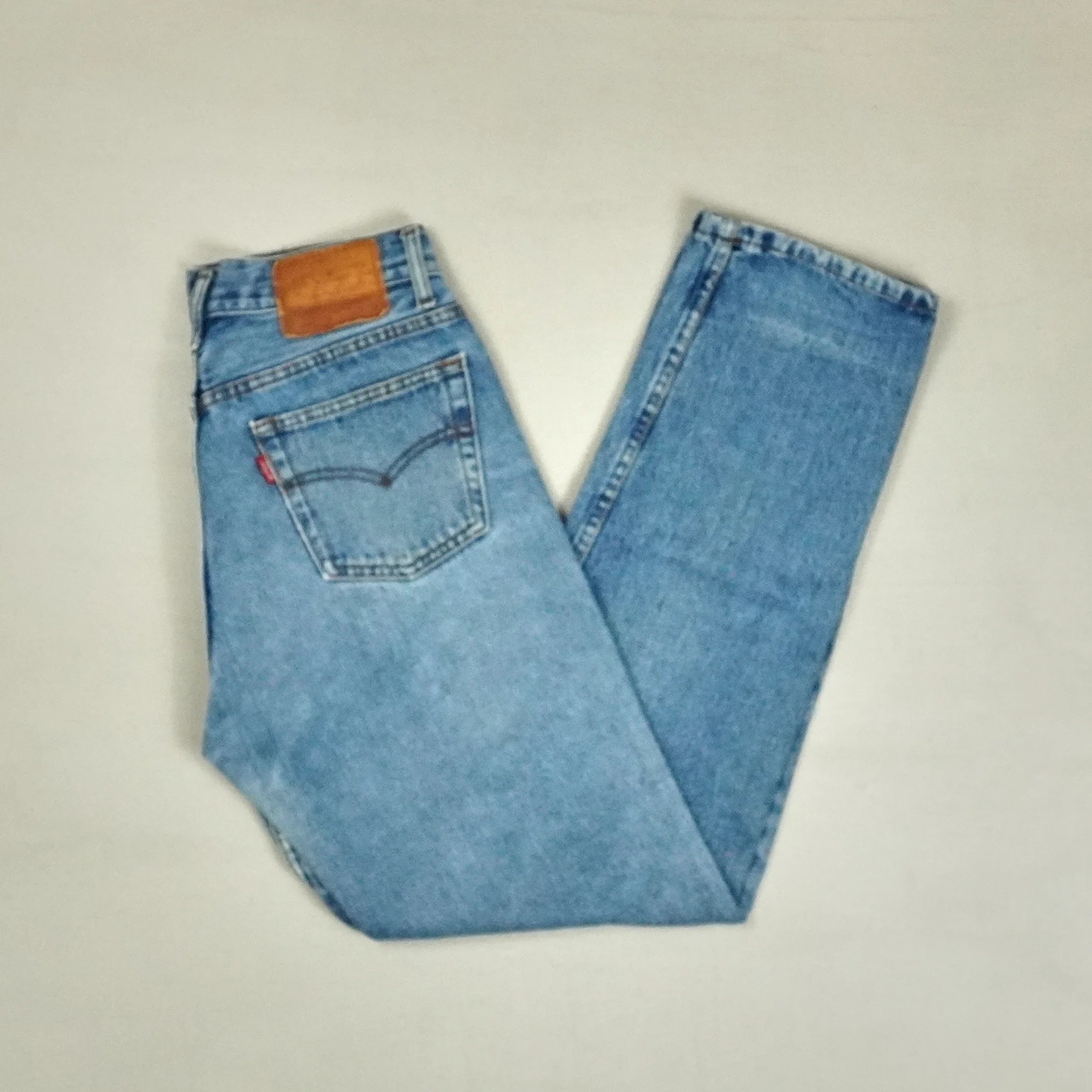 Levi's 501s Blue Trousers (29 X 30)