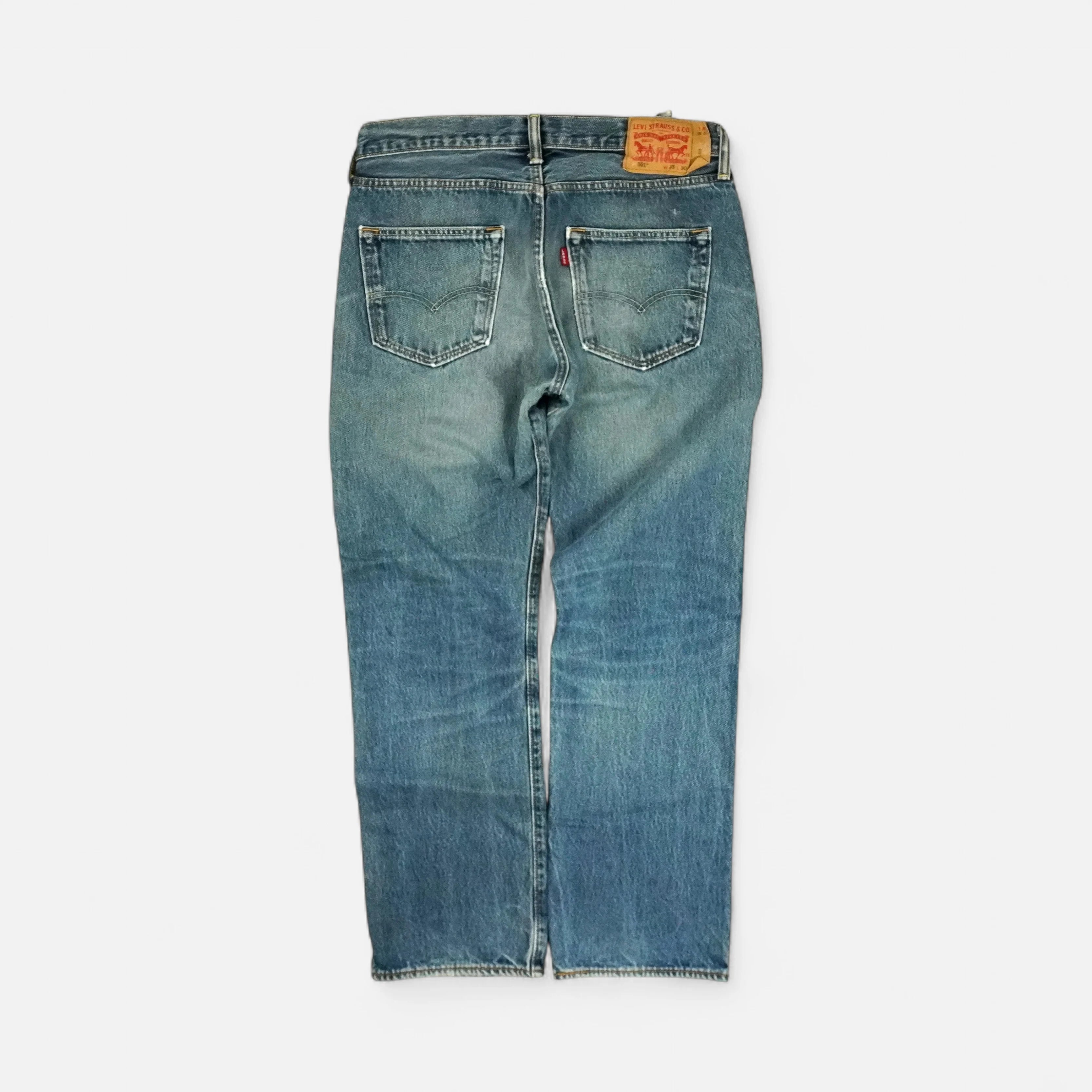 Levi's 501s Vintage Blue Trousers (33 X 30)