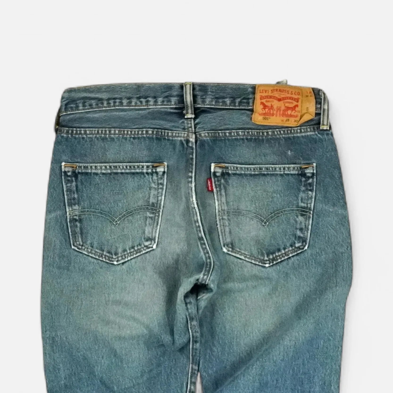 Levi's 501s Vintage Blue Trousers (33 X 30)