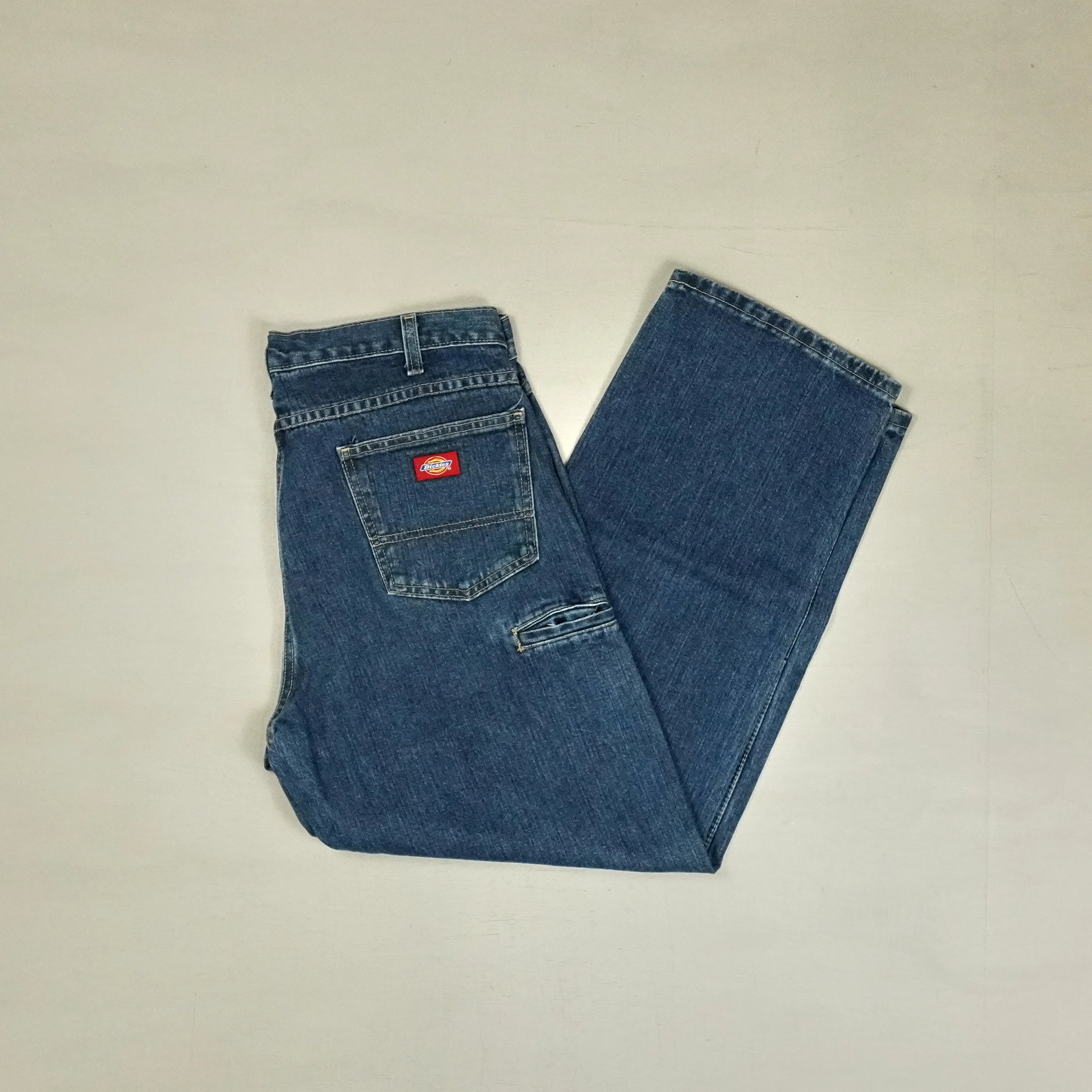Dickies Vintage Blue Trousers (36 X 30)