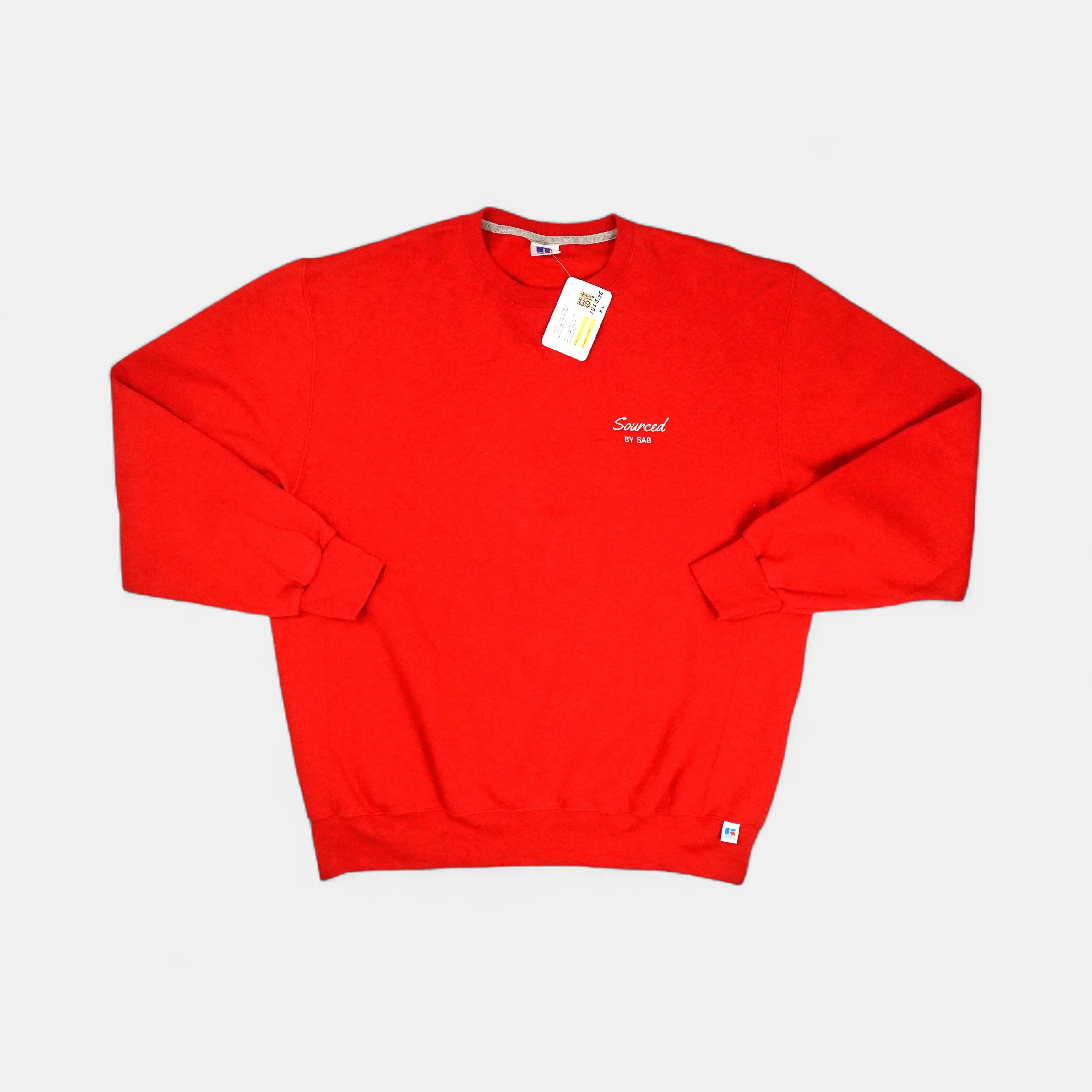 reSourced Studios Vintage Crewneck In Red ( XL )