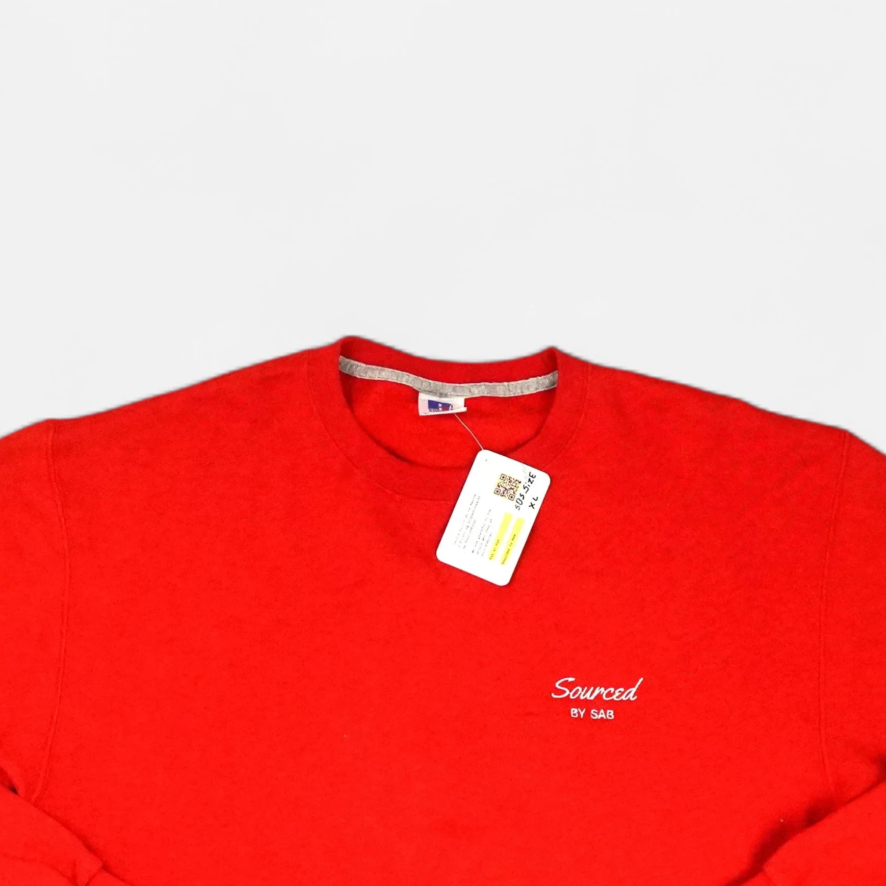 reSourced Studios Vintage Crewneck In Red ( XL )