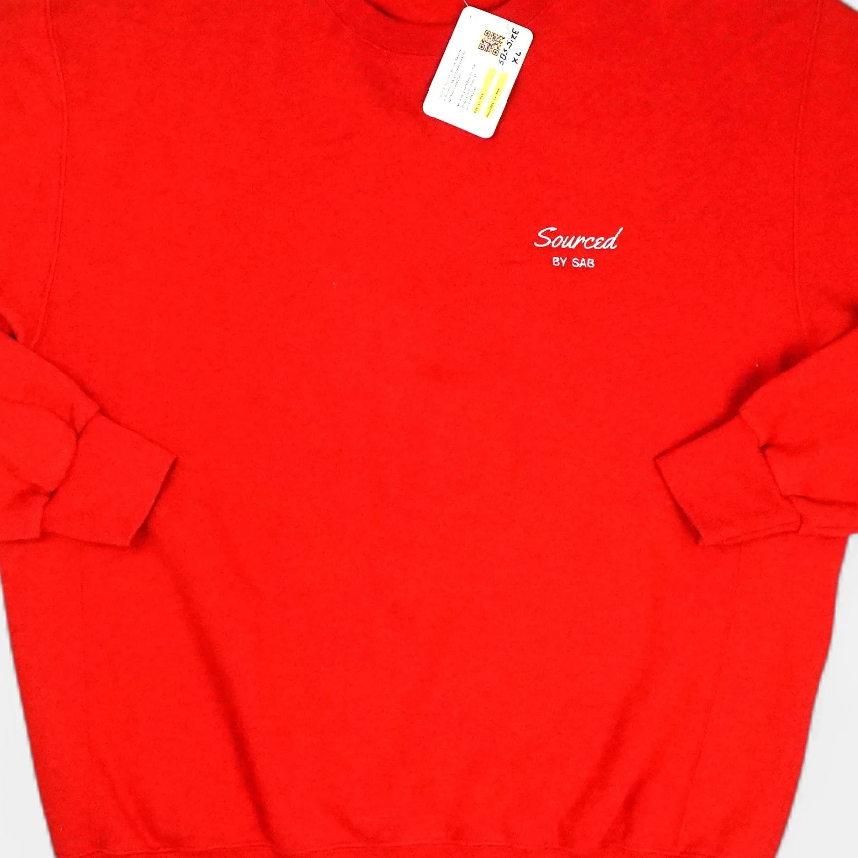 reSourced Studios Vintage Crewneck In Red ( XL )