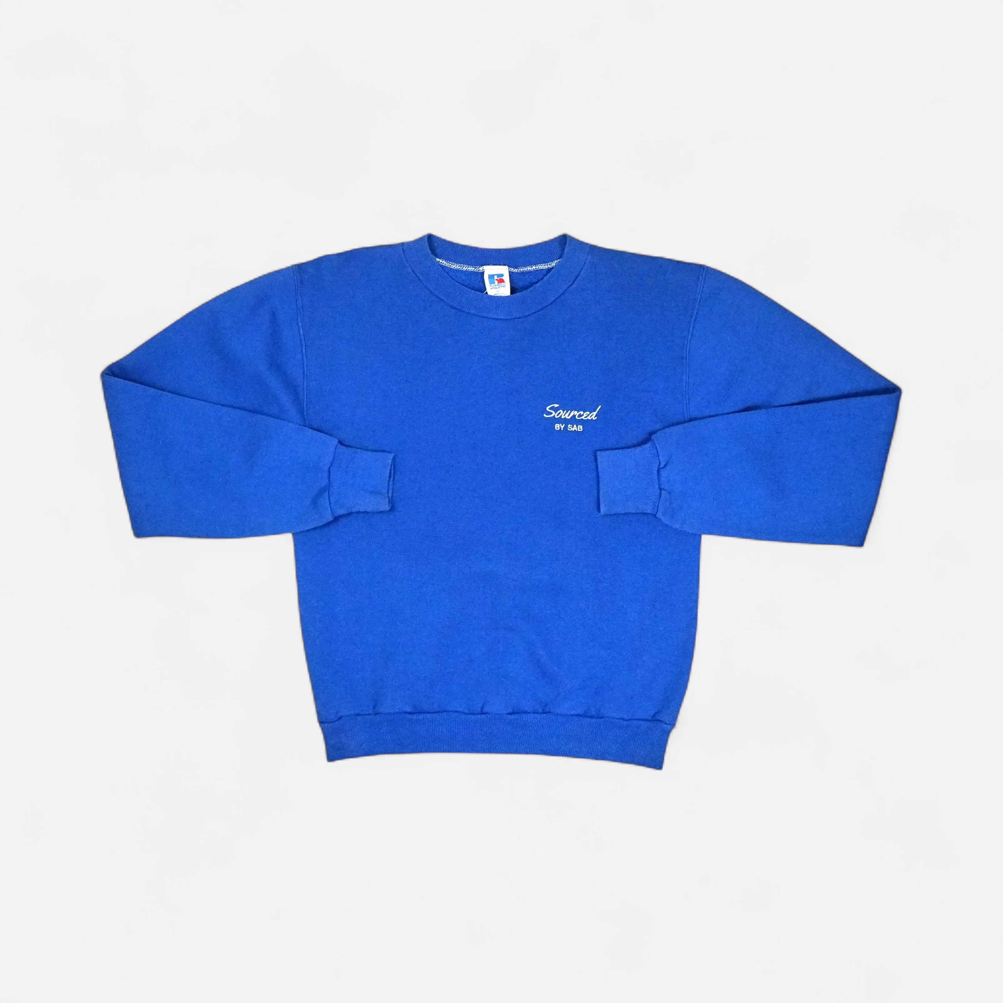 reSourced Studios Vintage Crewneck In Blue ( XXS )