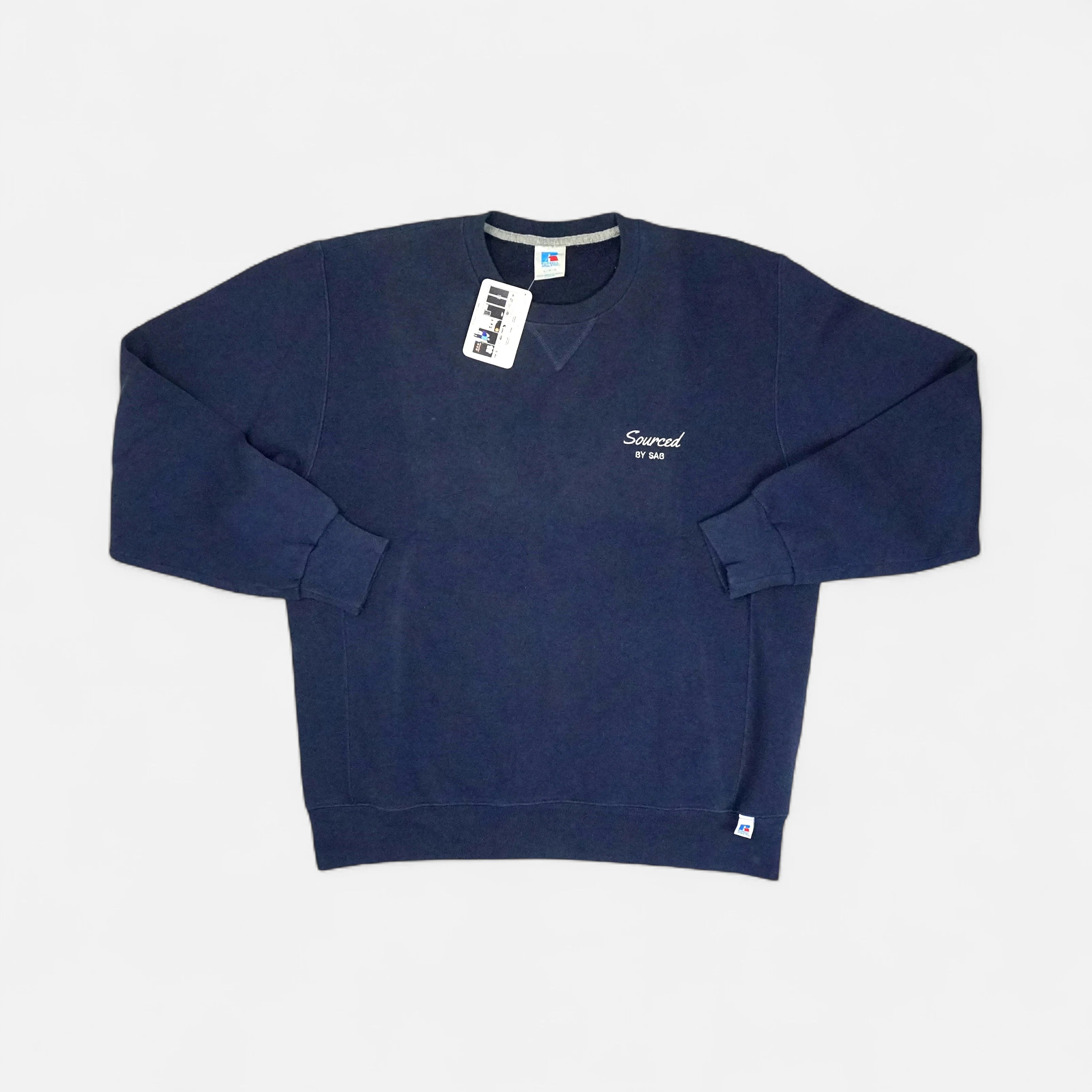 reSourced Studios Vintage Crewneck In Navy ( M )
