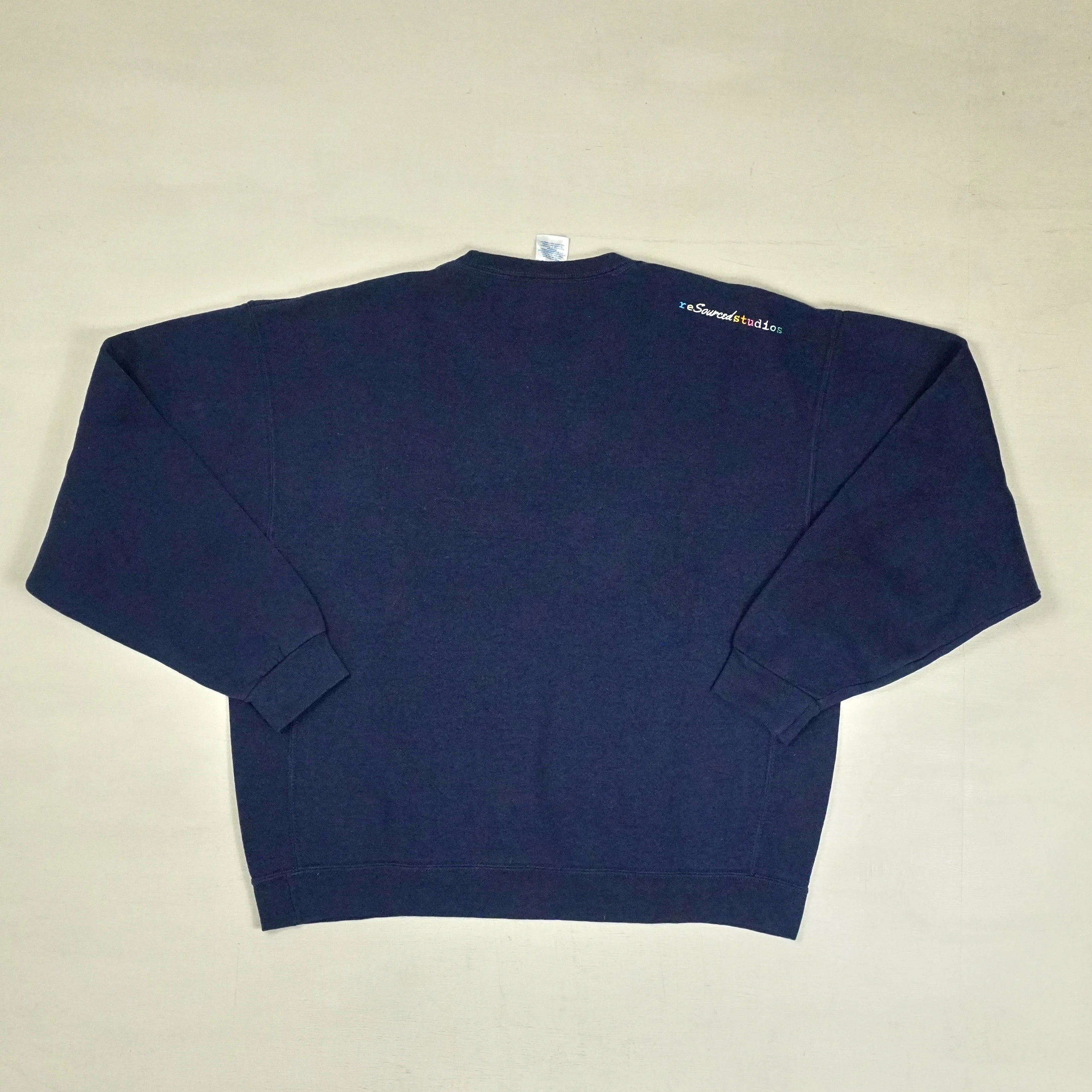 reSourced Studios Vintage Crewneck In Navy ( XL )