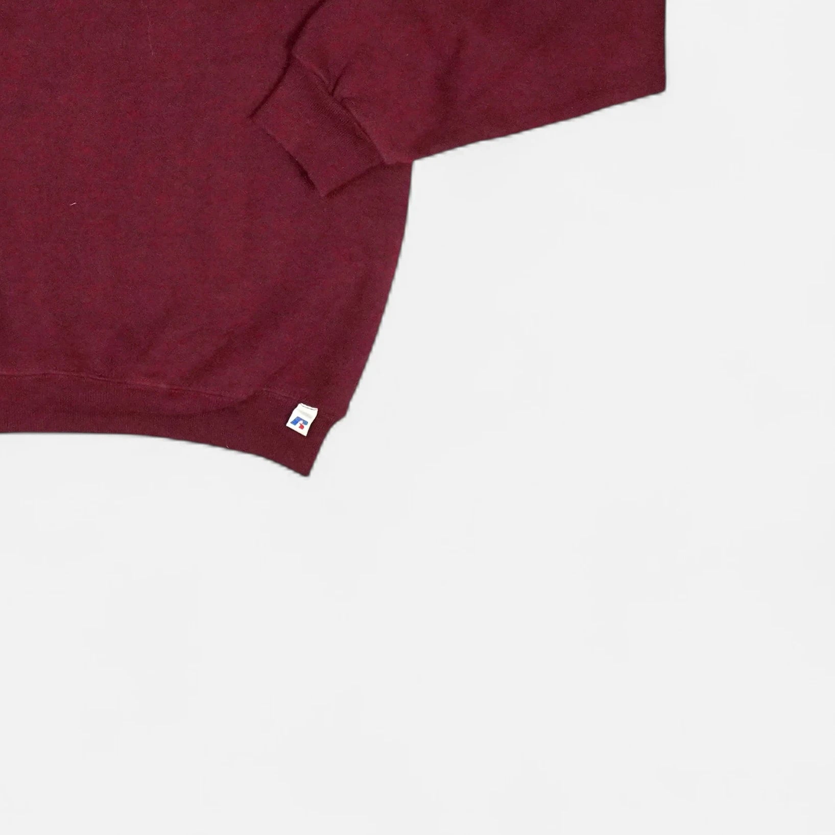 reSourced Studios Vintage Crewneck In Burgandy ( XL )