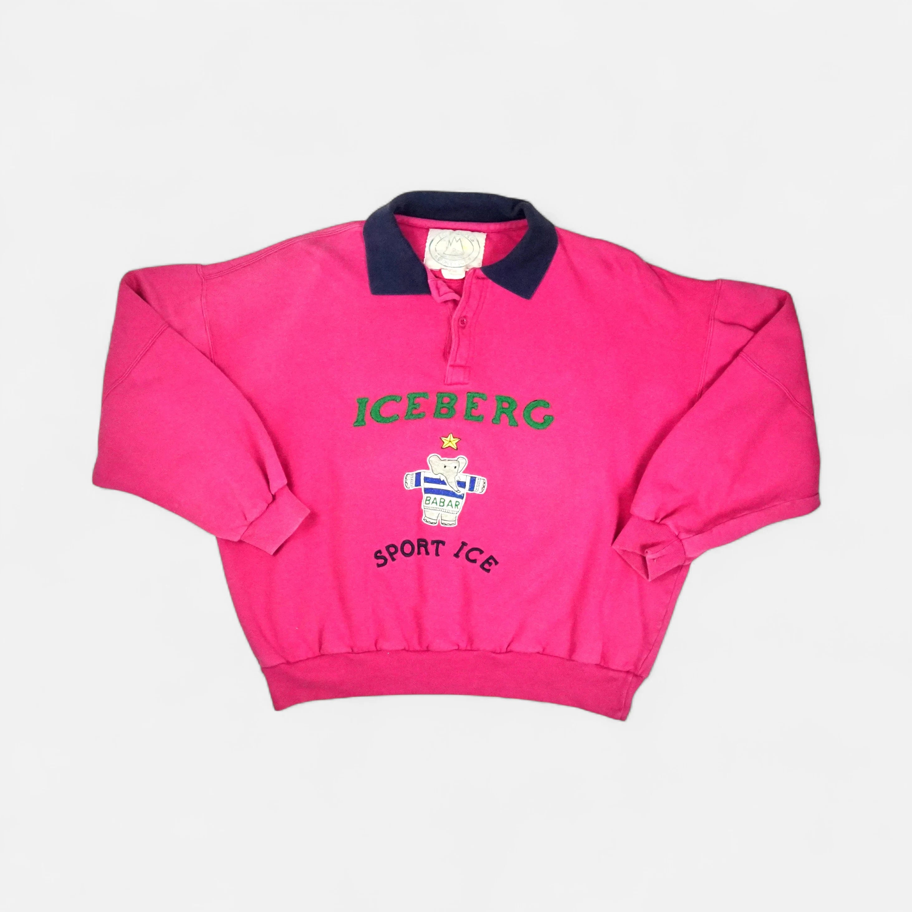 Vintage Iceberg Pink Sweatshirt (L)
