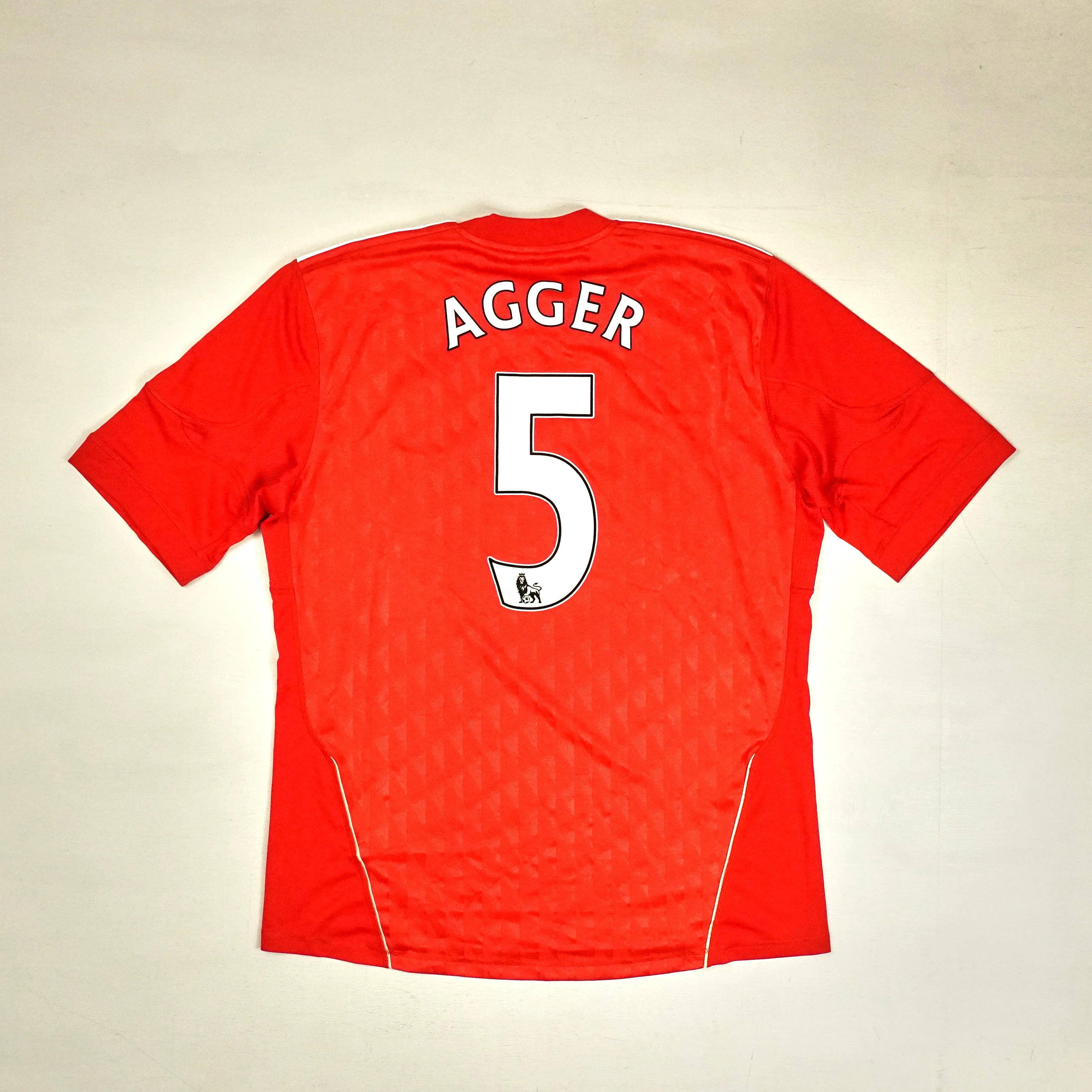 Liverpool Fc Daniel Agger 2010-2011 Adidas Home Jersey (XL)