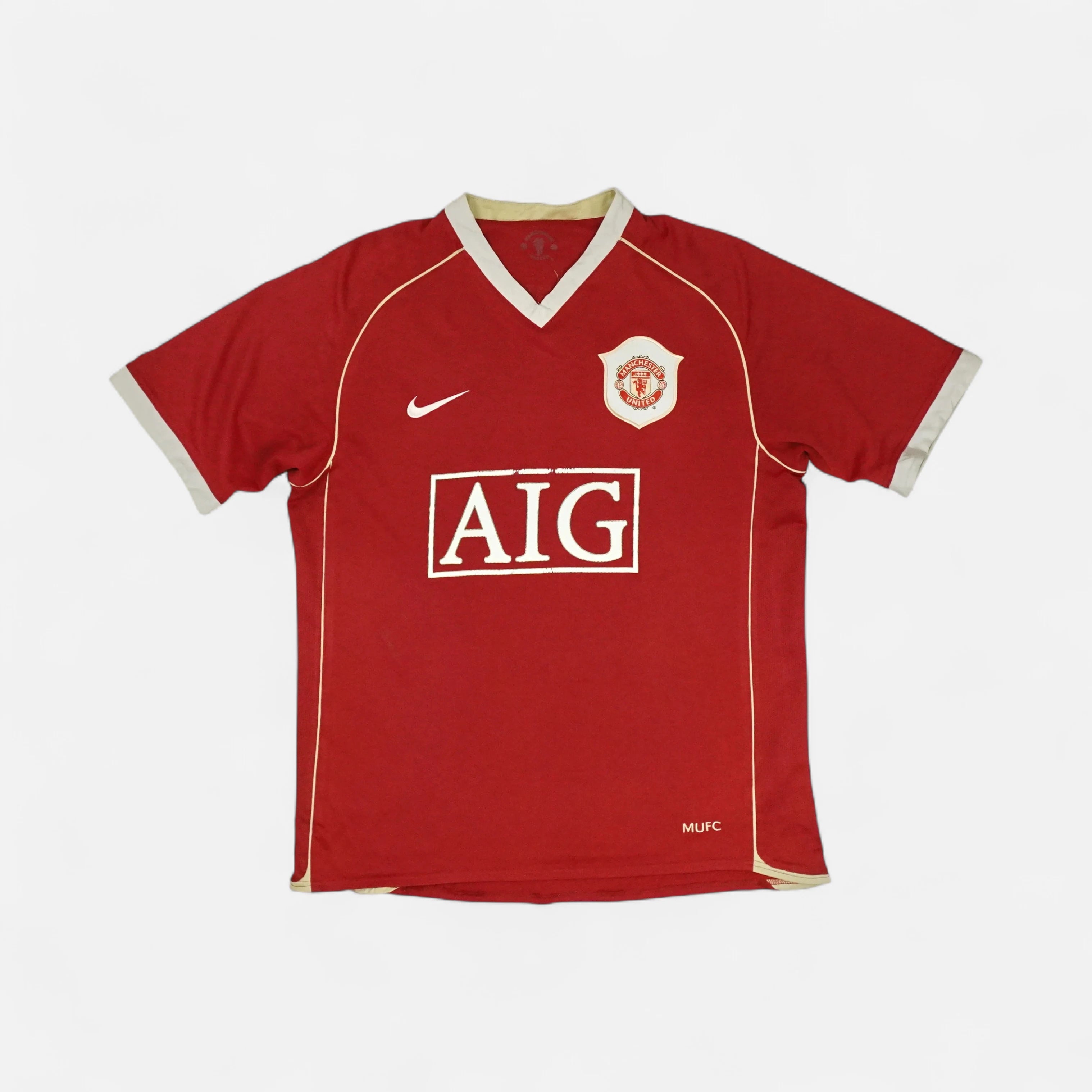 Manchester United 2007-2008 Nike Home Jersey (M)