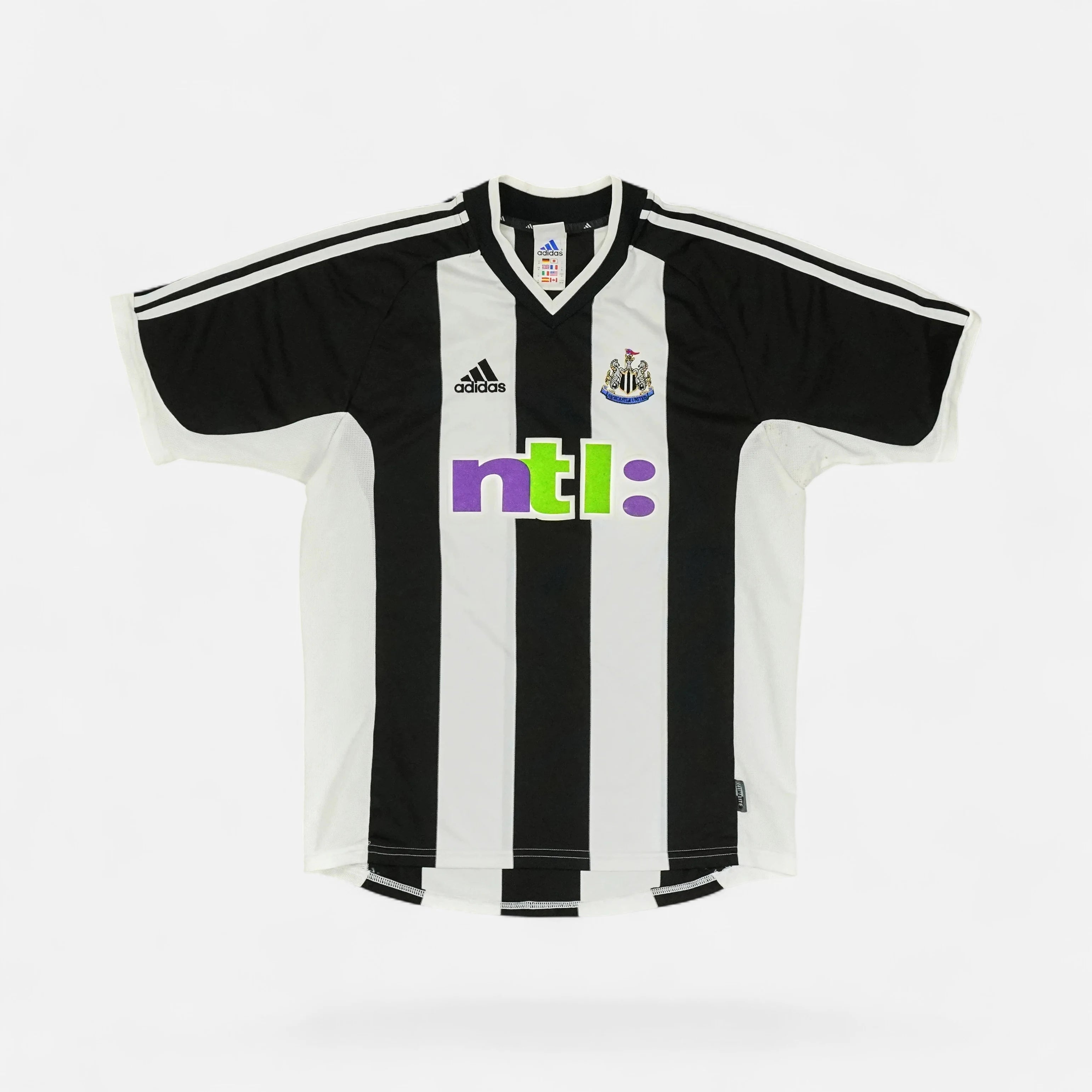 Newcastle United 2001-2002 Adidas Home Jersey (M)