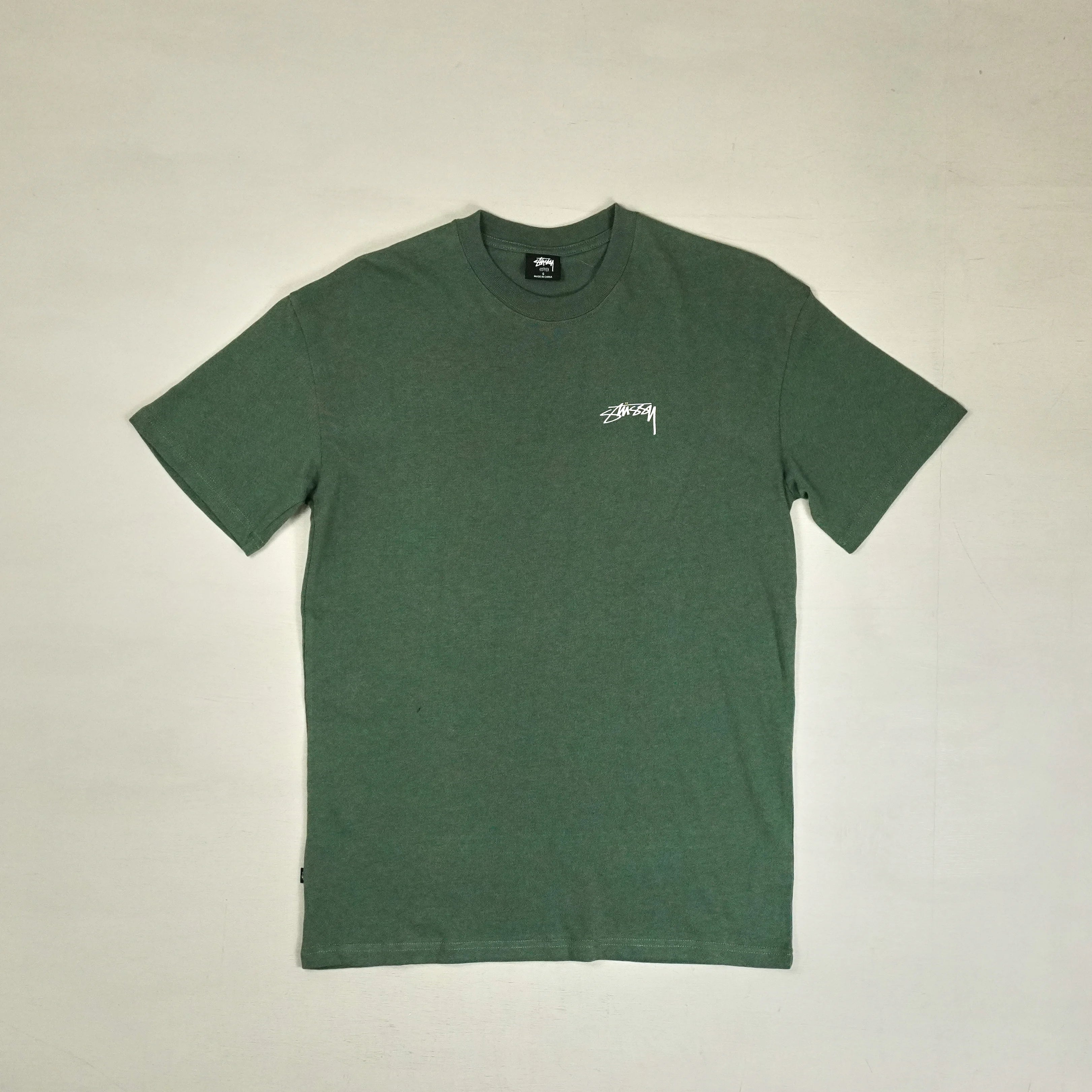 Stussy Green Cities Back Graphic T-shirt
