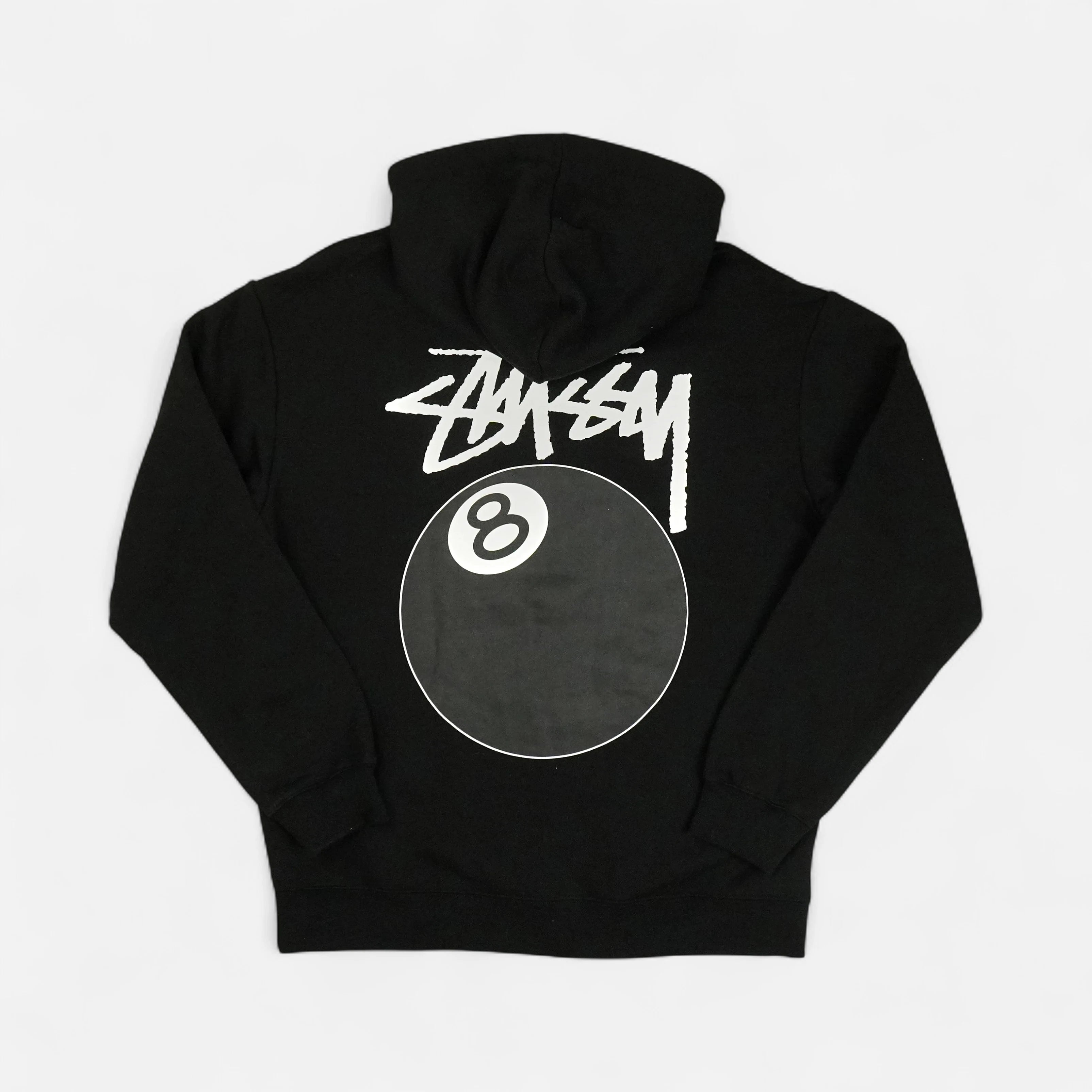 Stussy Black 8 Ball Printed Hoodie