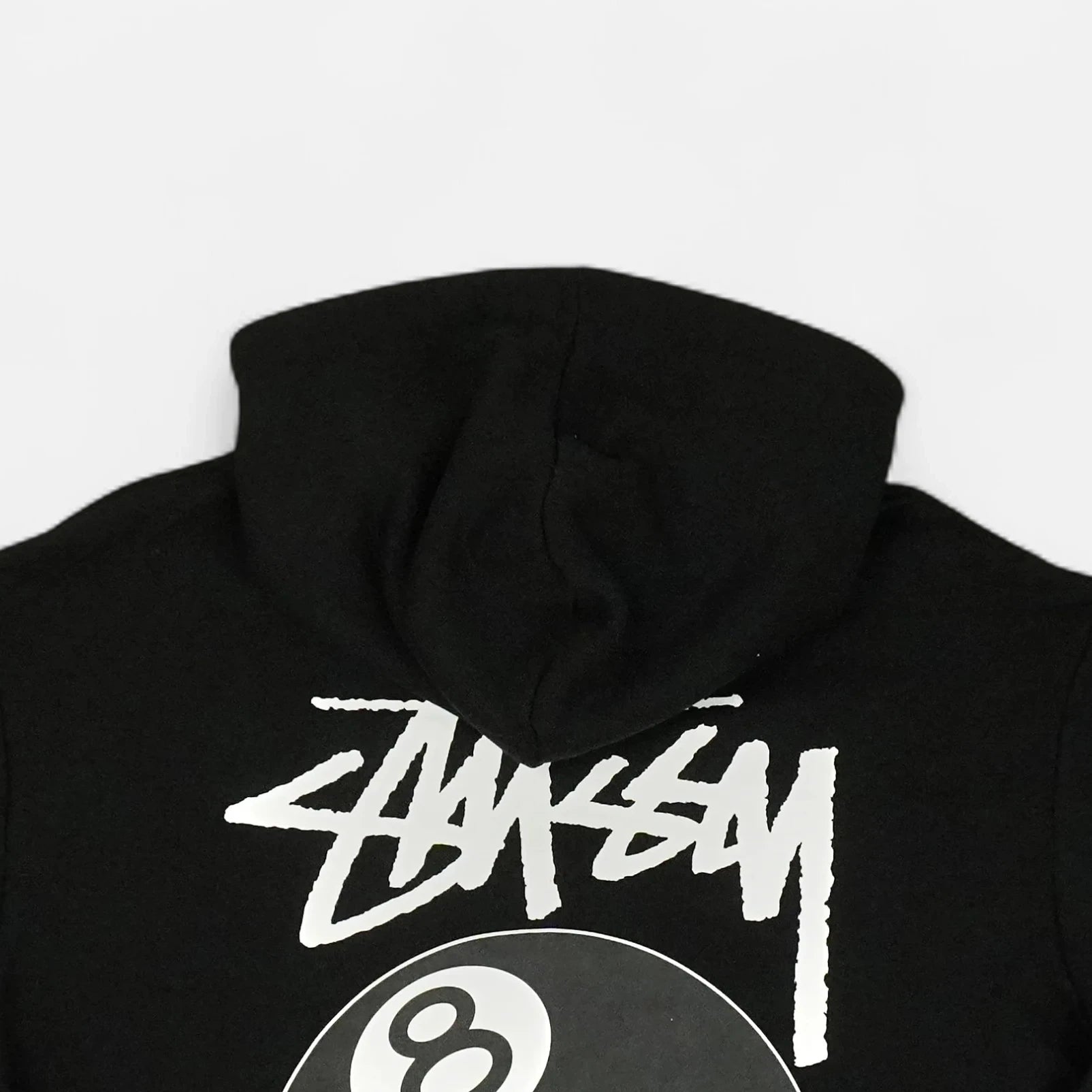Stussy Black 8 Ball Printed Hoodie