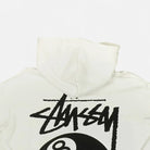 Stüssy White 8-Ball Graphic Hoodie
