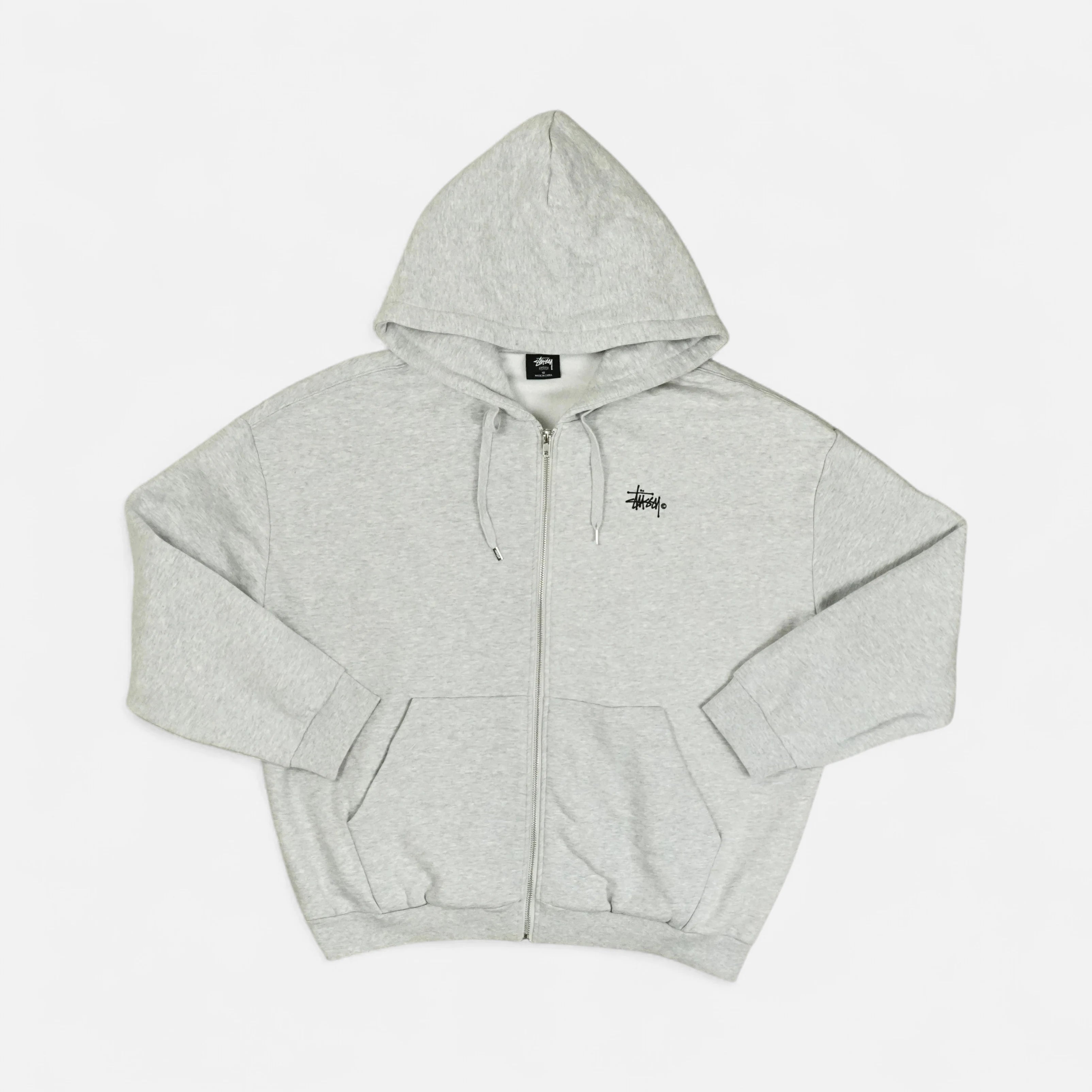 Stussy Grey Graphic Womans Zippie