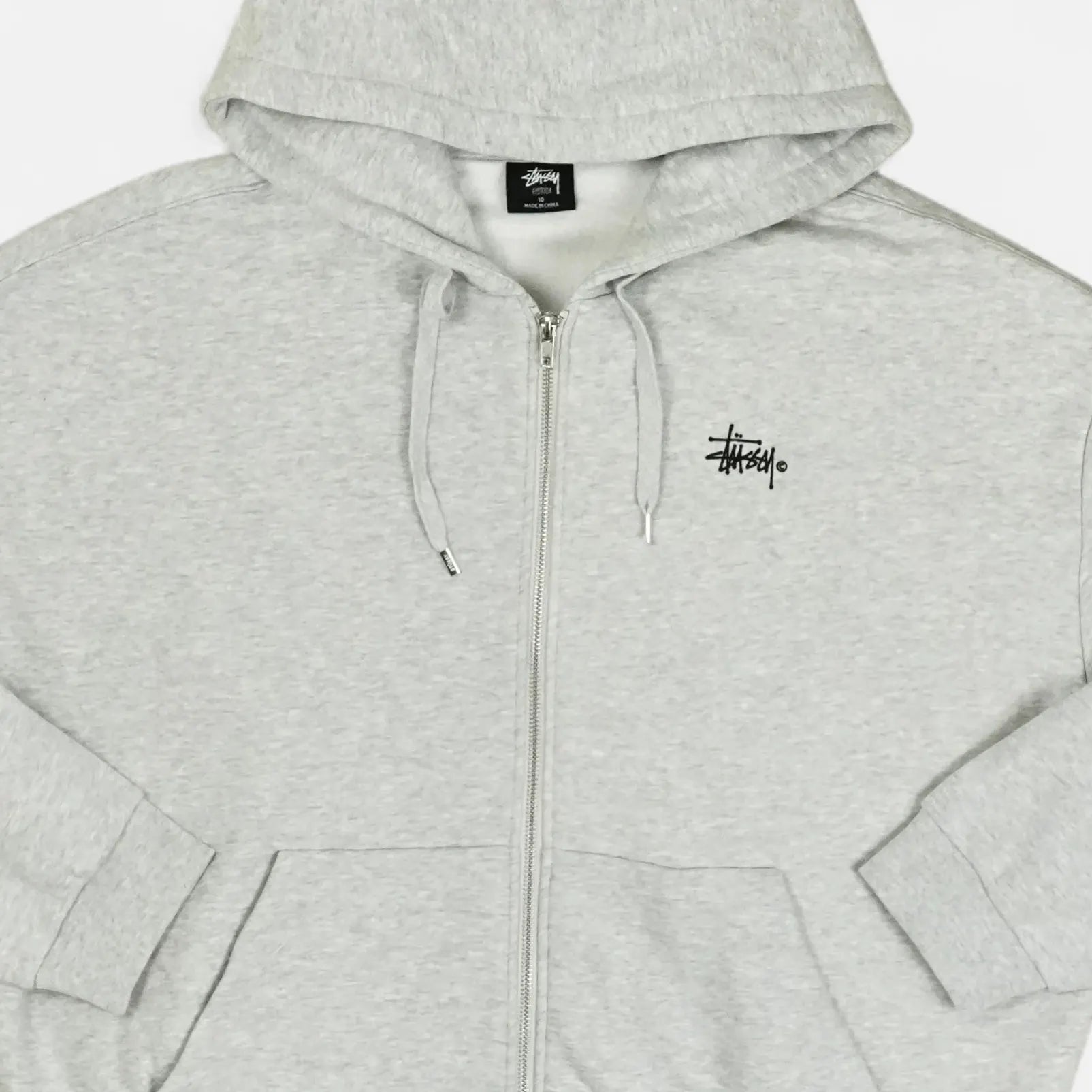 Stussy Grey Graphic Womans Zippie