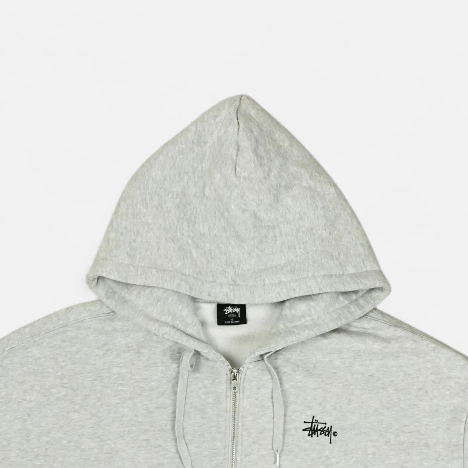 Stussy Grey Graphic Womans Zippie
