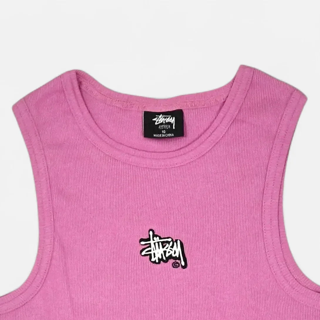 Stüssy Pink Stussy Tank Top