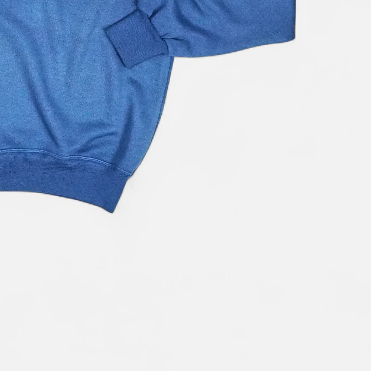 Vintage Blue Sergio Tacchini Button Up Sweatshirt (L)