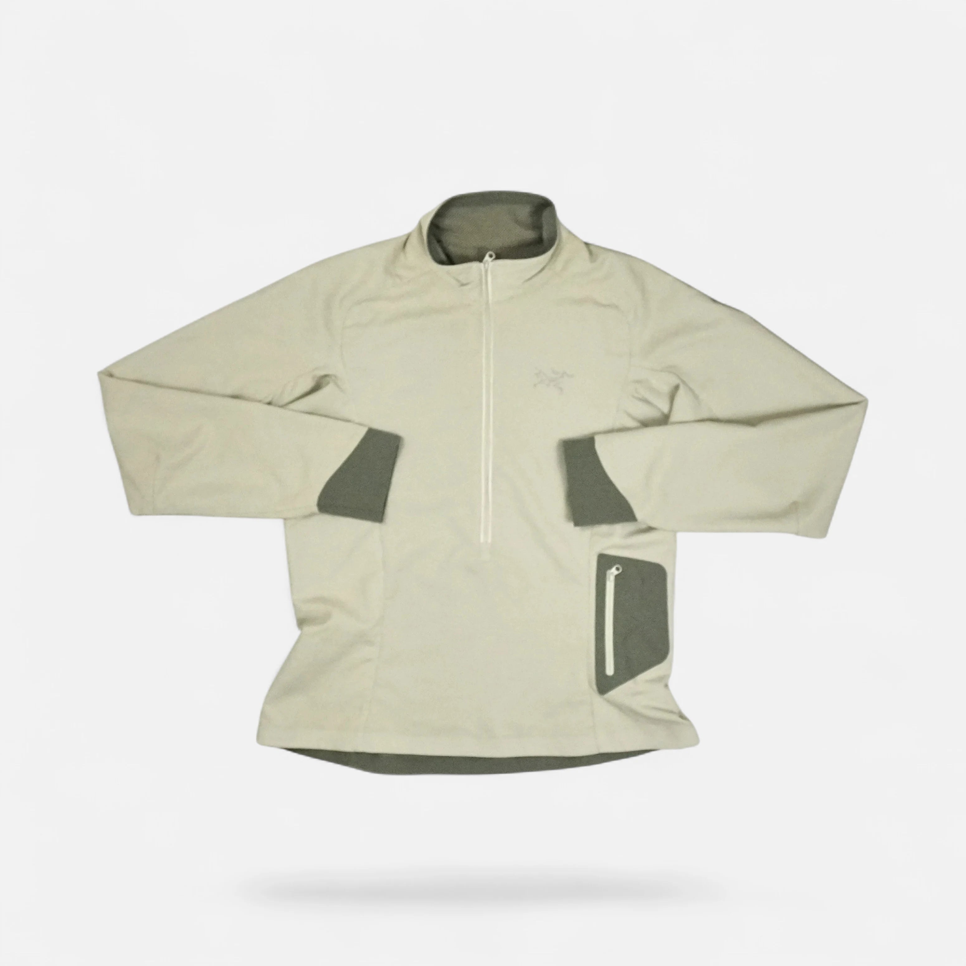 Vintage Arc'teryx Beige Quarter Zip Fleece Womens (S)