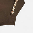 Vintage Brown Harley Davidson Zip Up Hoodie (XL)