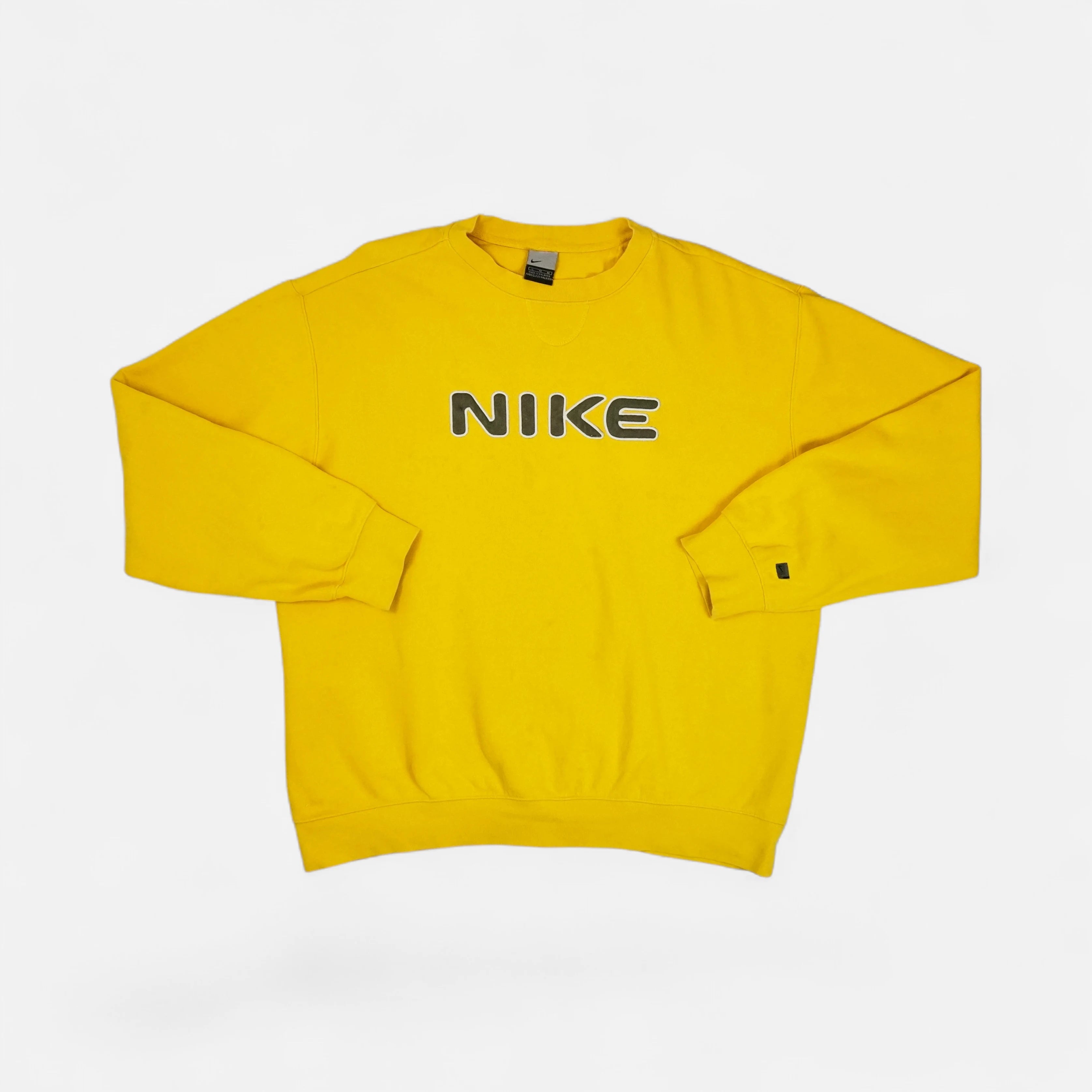 Vintage Nike Yellow Crewneck sweatshirt (XL)