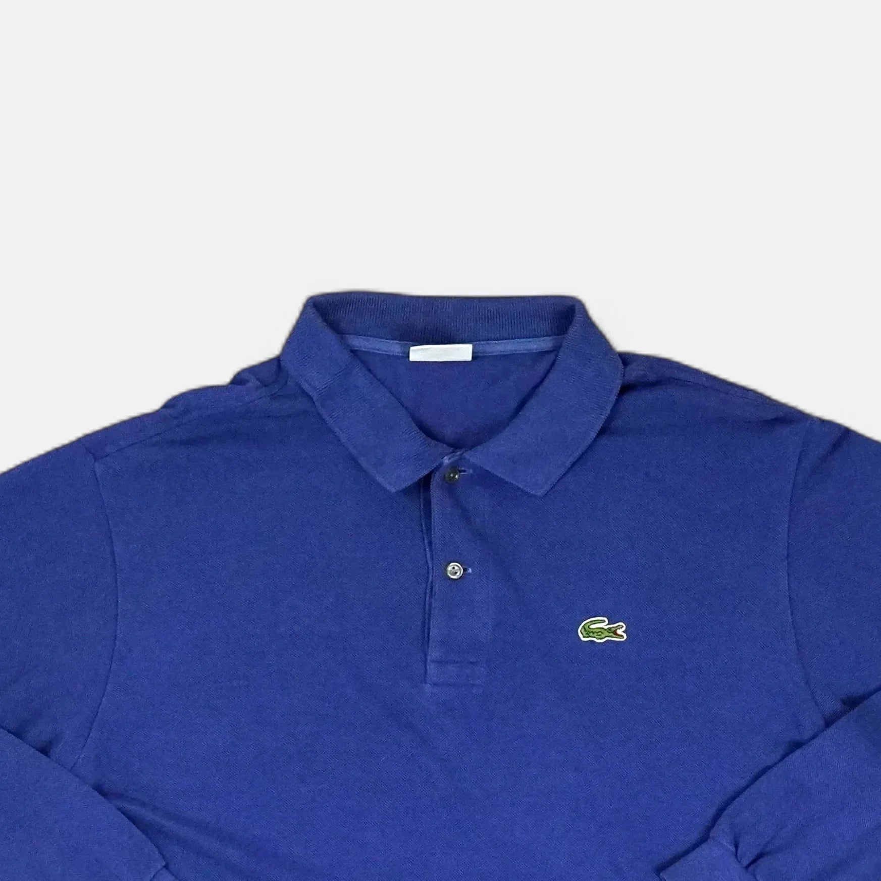 Vintage Lacoste Blue Long sleeve polo shirt (XL)