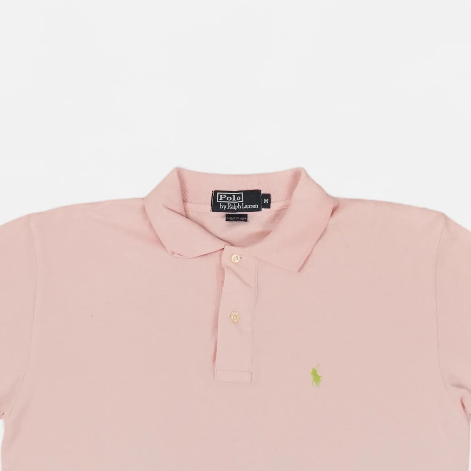 Vintage Polo Ralph Lauren Pink Polo Shirt (M)