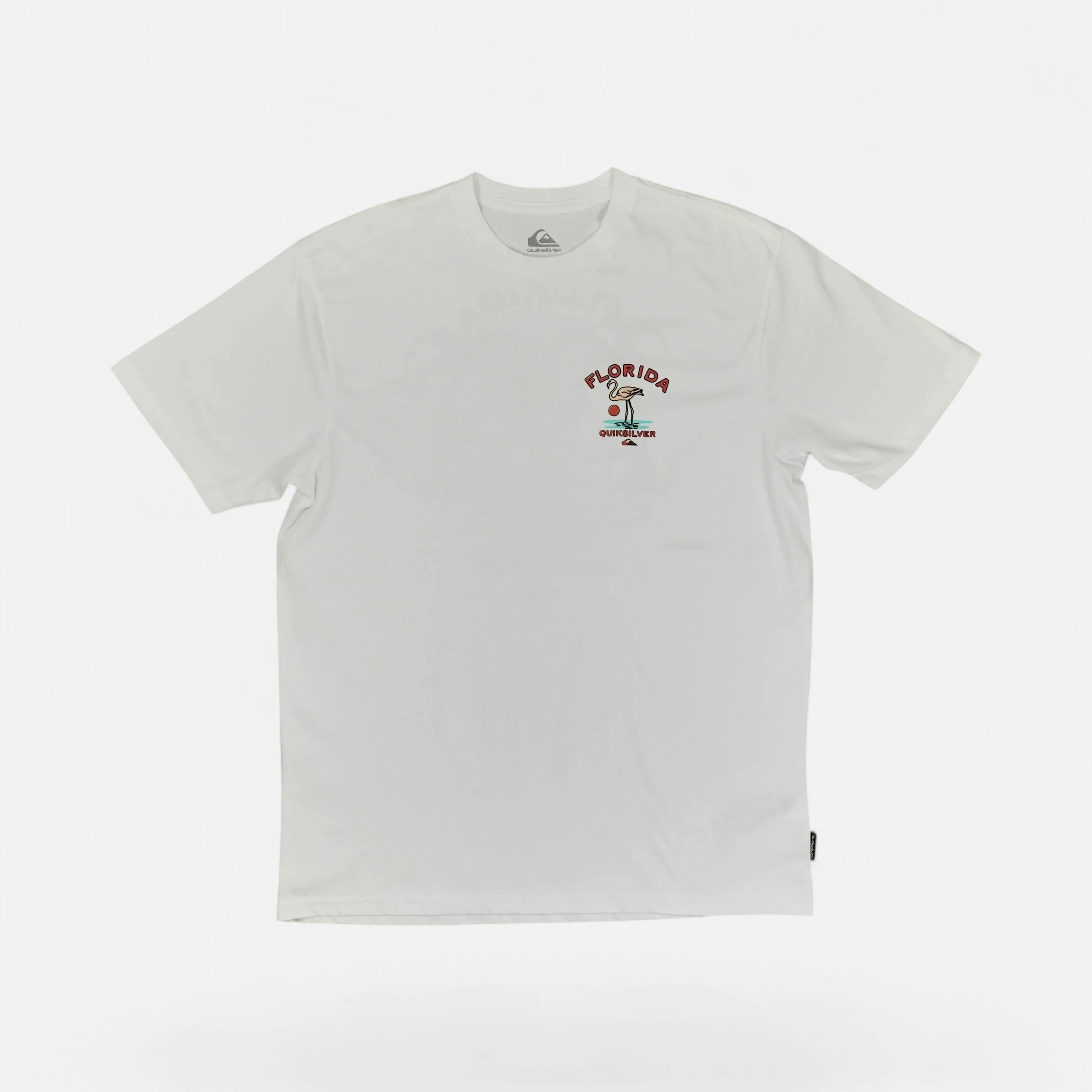 Vintage Quiksilver White T-shirt (L)