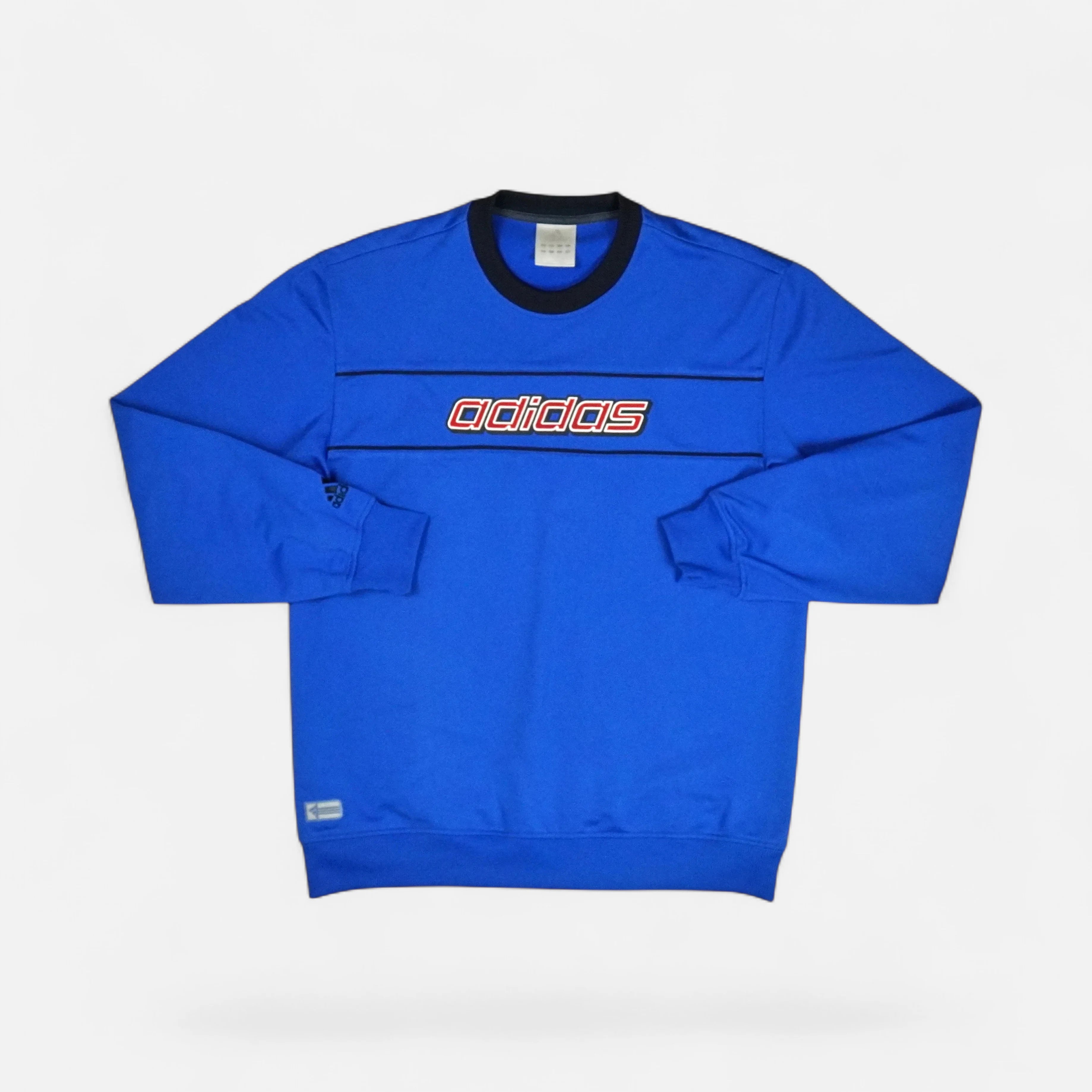 Vintage Adidas Blue Sweatshirt (M)