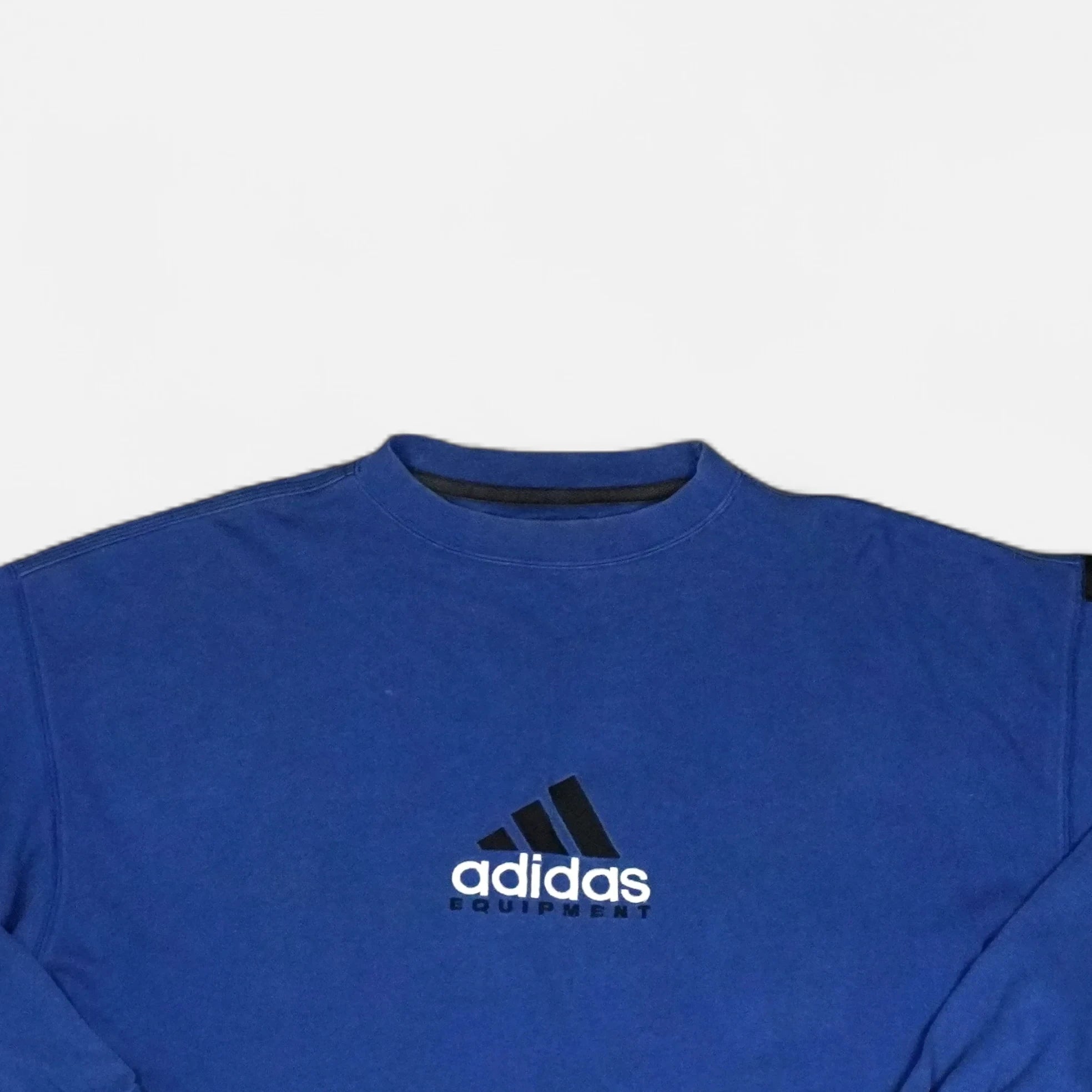 Vintage Adidas Equipment Blue Sweatshirt (XXL)