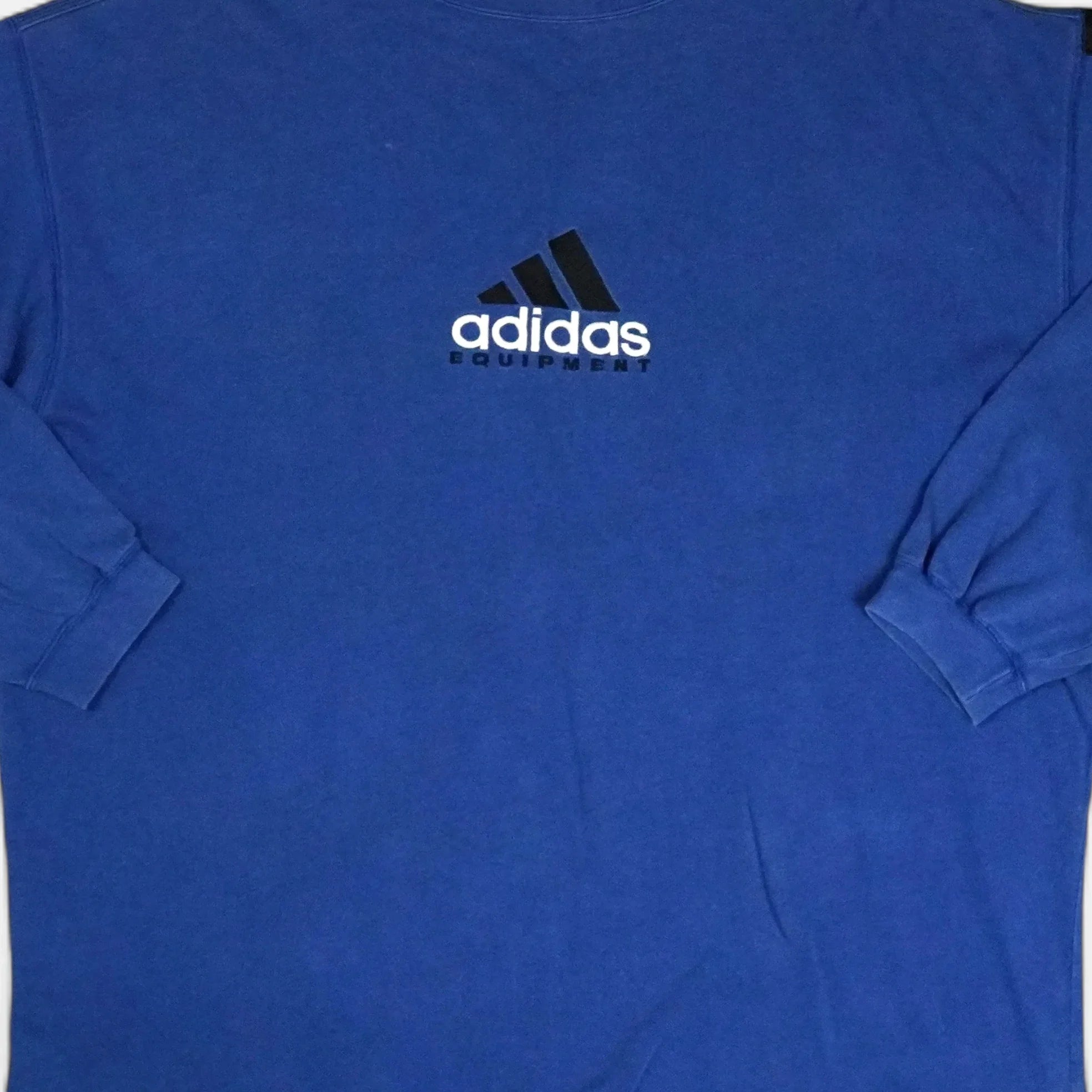 Vintage Adidas Equipment Blue Sweatshirt (XXL)