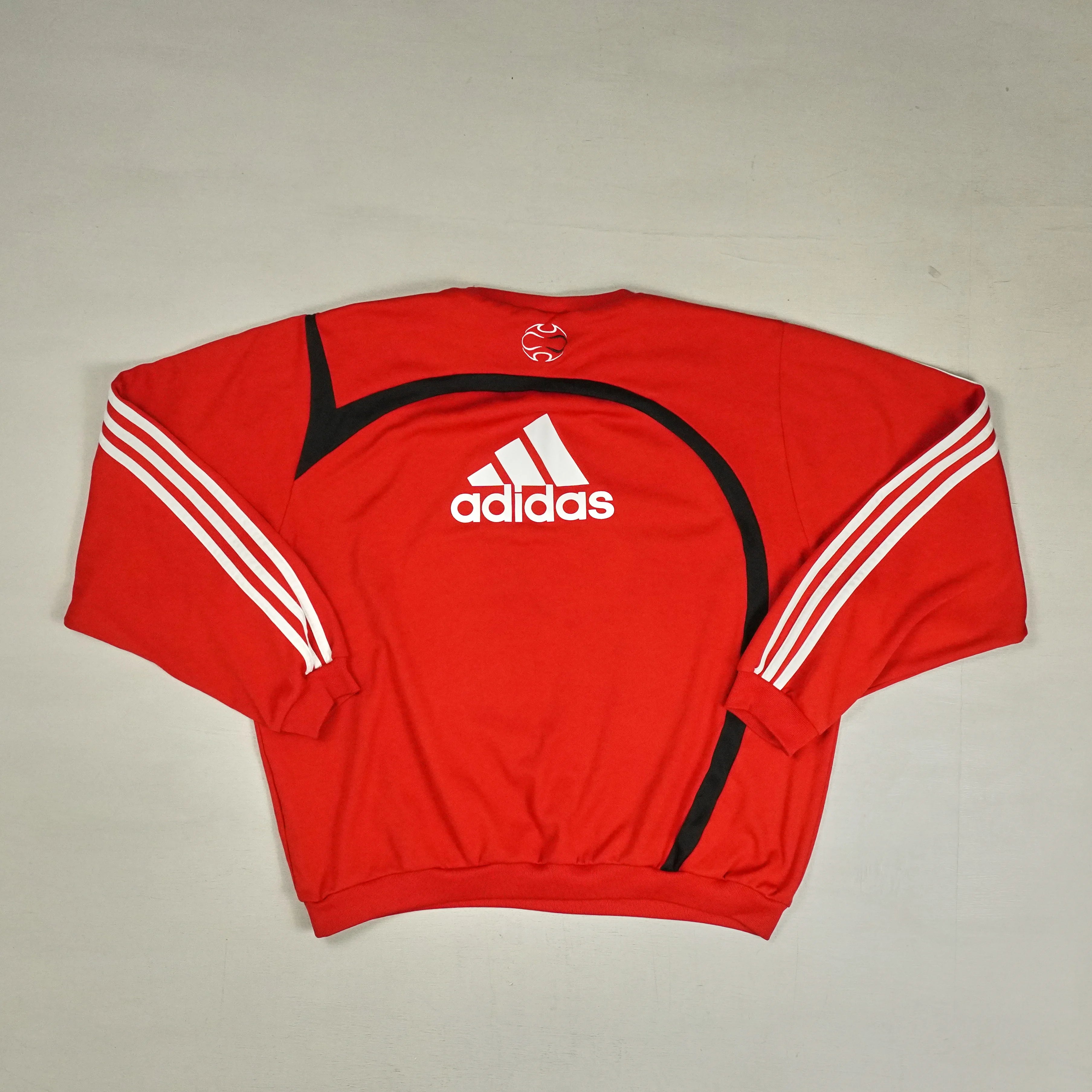 Vintage Adidas Red Sweatshirt (XL)