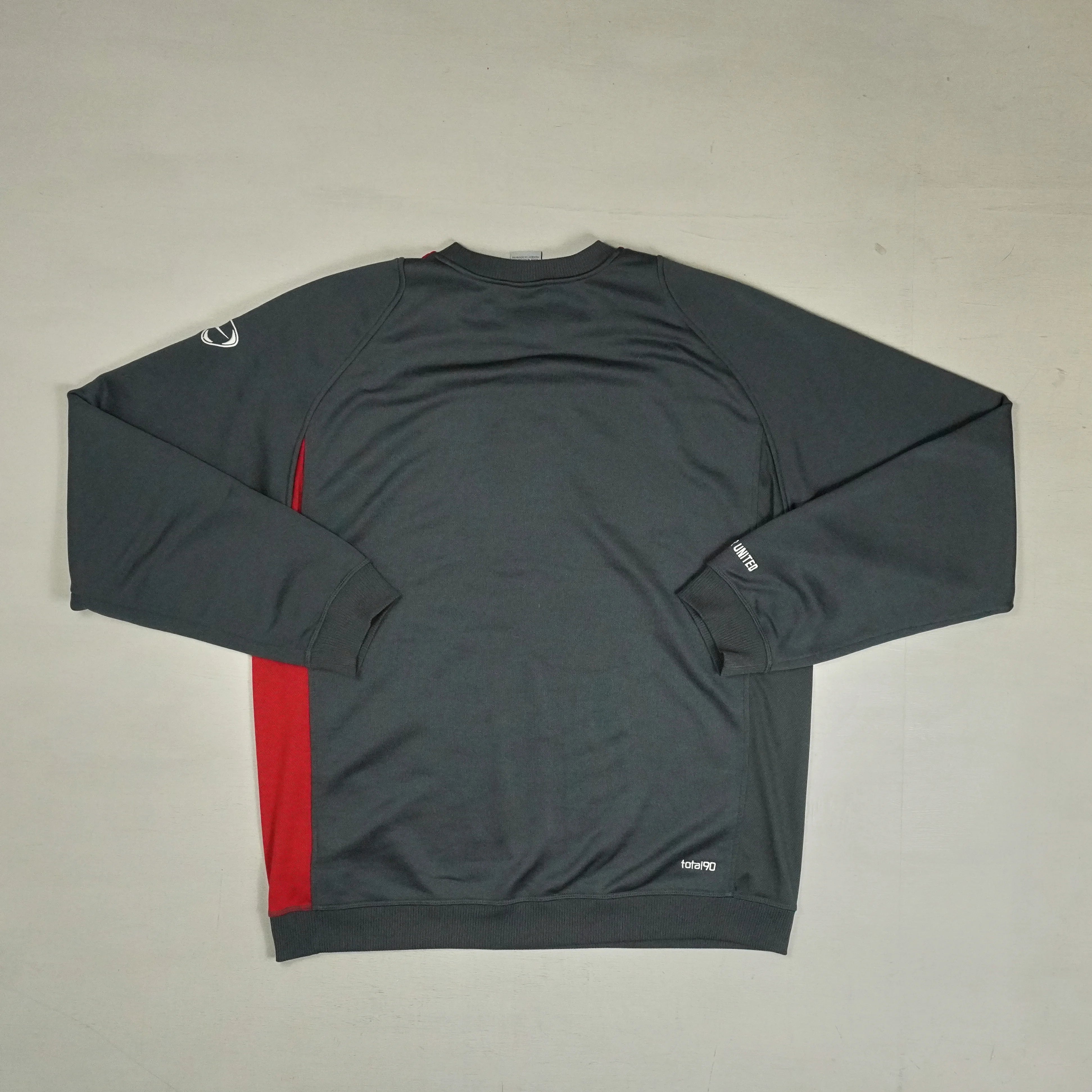 Vintage Nike Black Manchester United Sweatshirt (XXL)