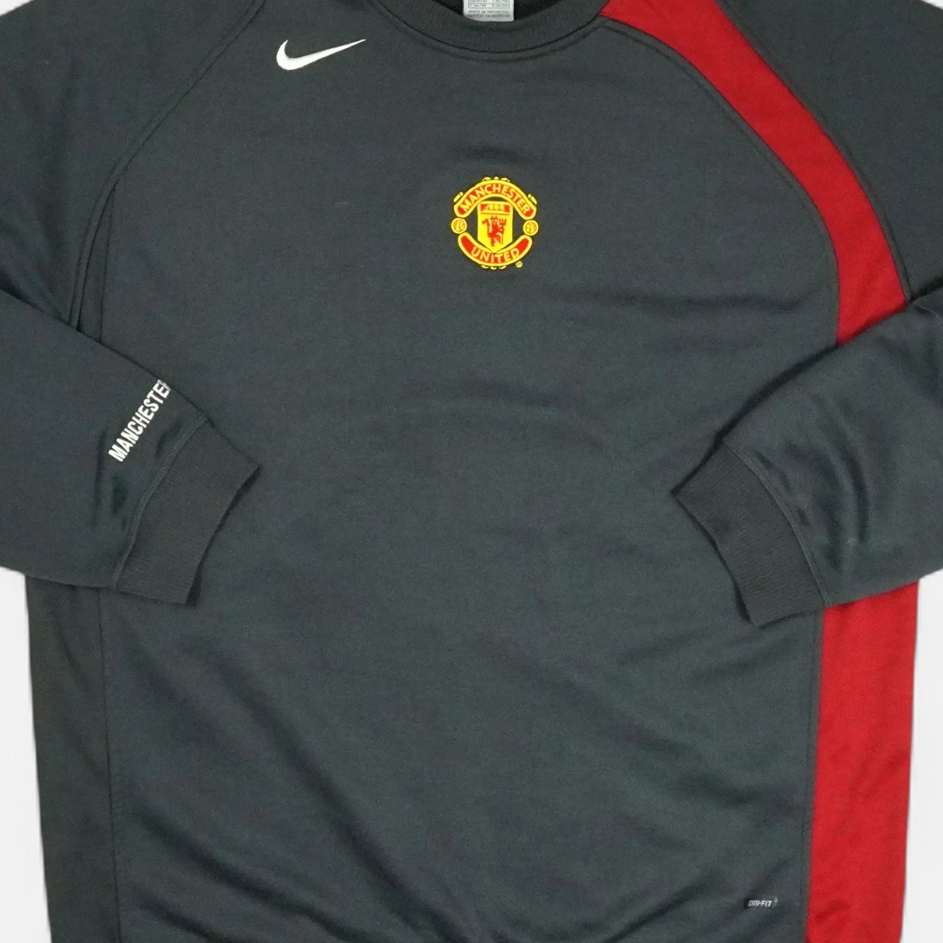 Vintage Nike Black Manchester United Sweatshirt (XXL)