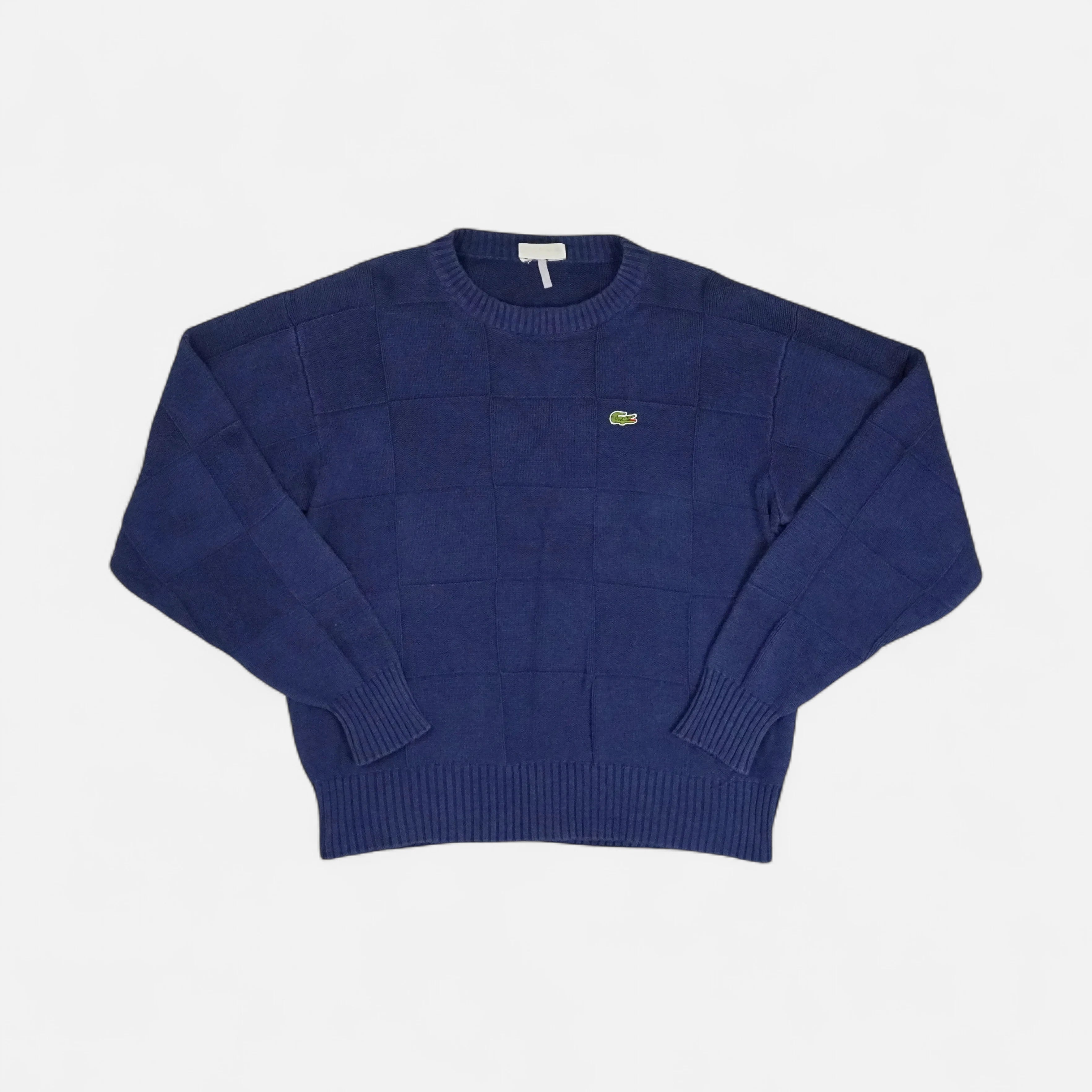 Vintage Lacoste Blue Knit Sweater (L)